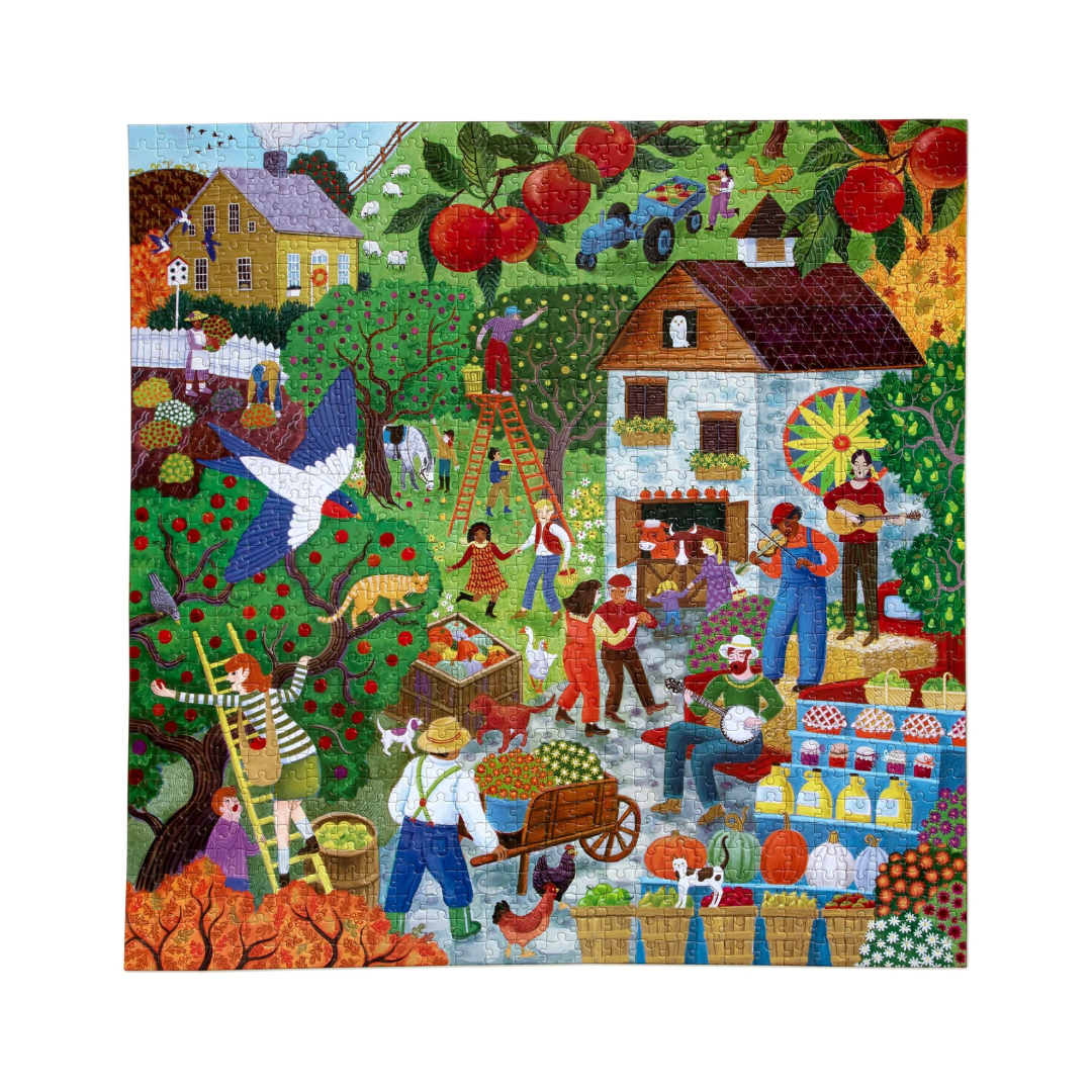 Fall Apple Picking 1000 Piece Puzzle