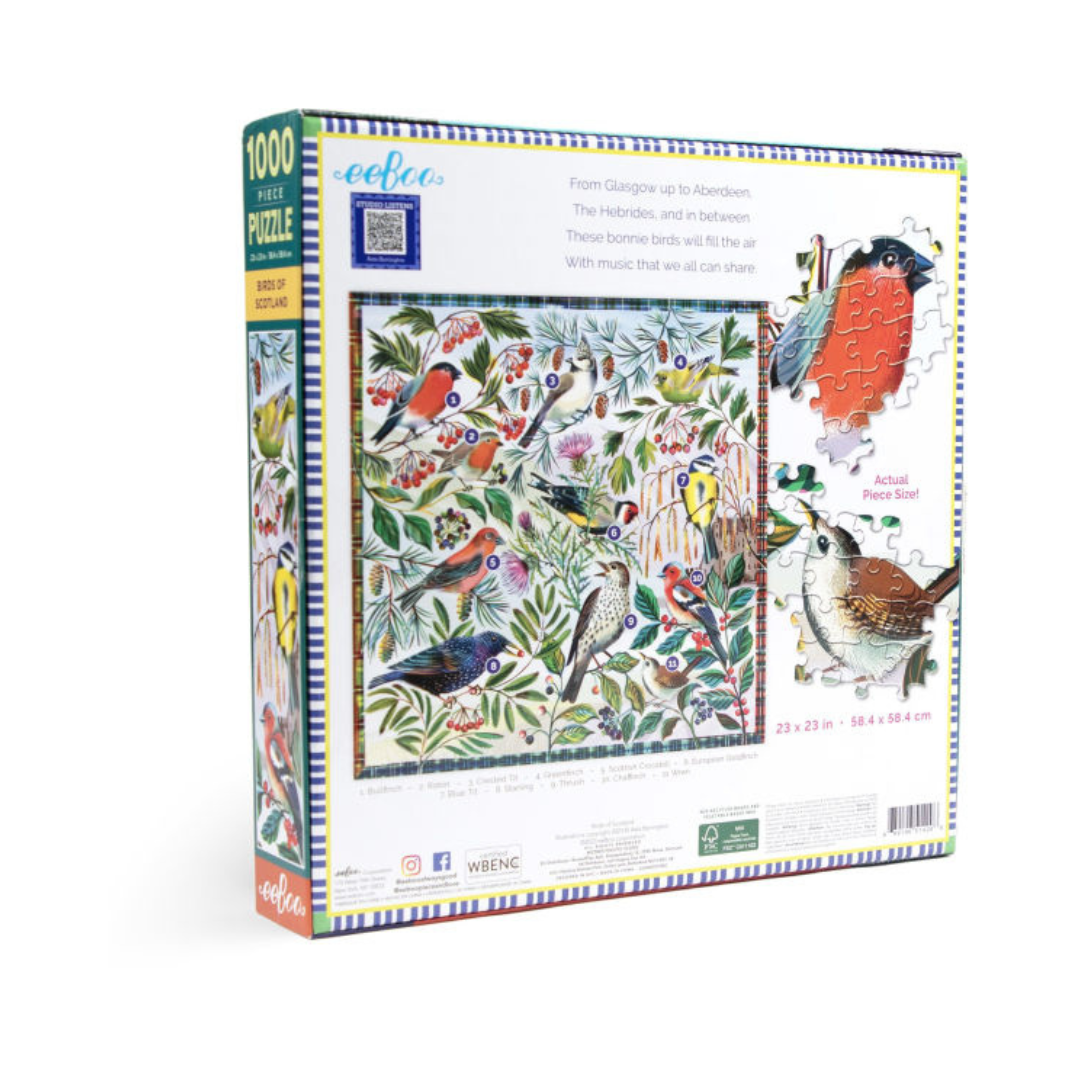 Birds Of Scotland 1000 Pc Puzzle