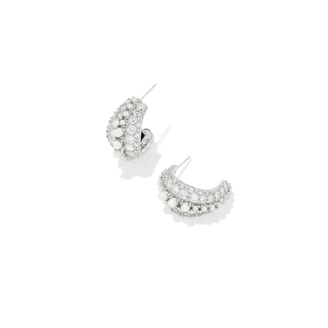 Krista Silver Hoop Earrings