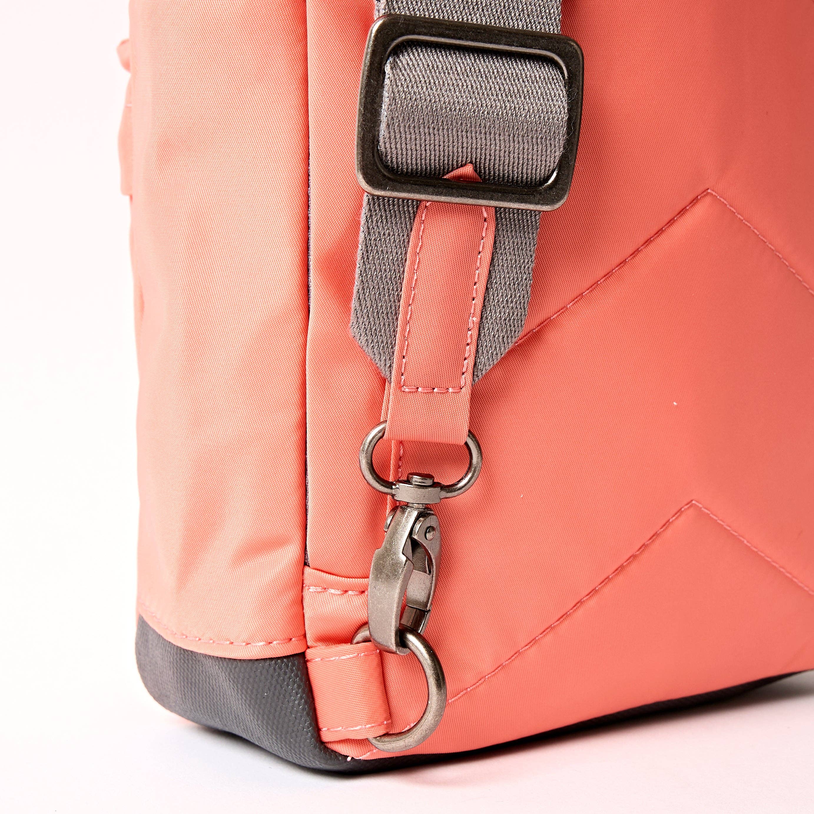 Willesden Sling Bag in Sugar Coral Nylon: Large