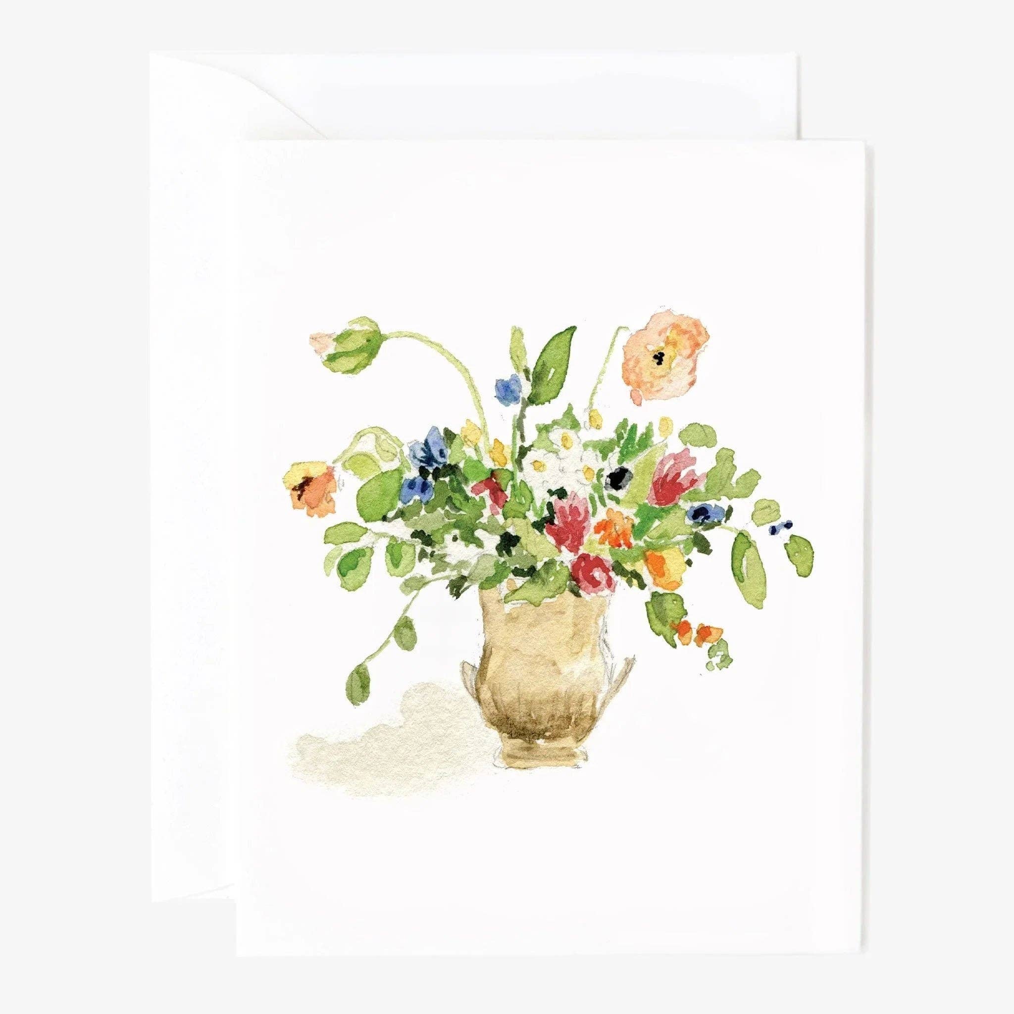 Bouquet notecard: Single card