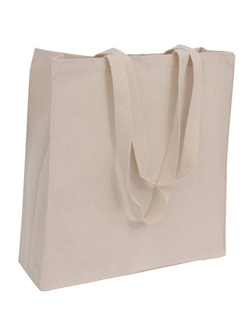 TBF Organic Canvas Self Standing Grocery Tote Bags - OR235