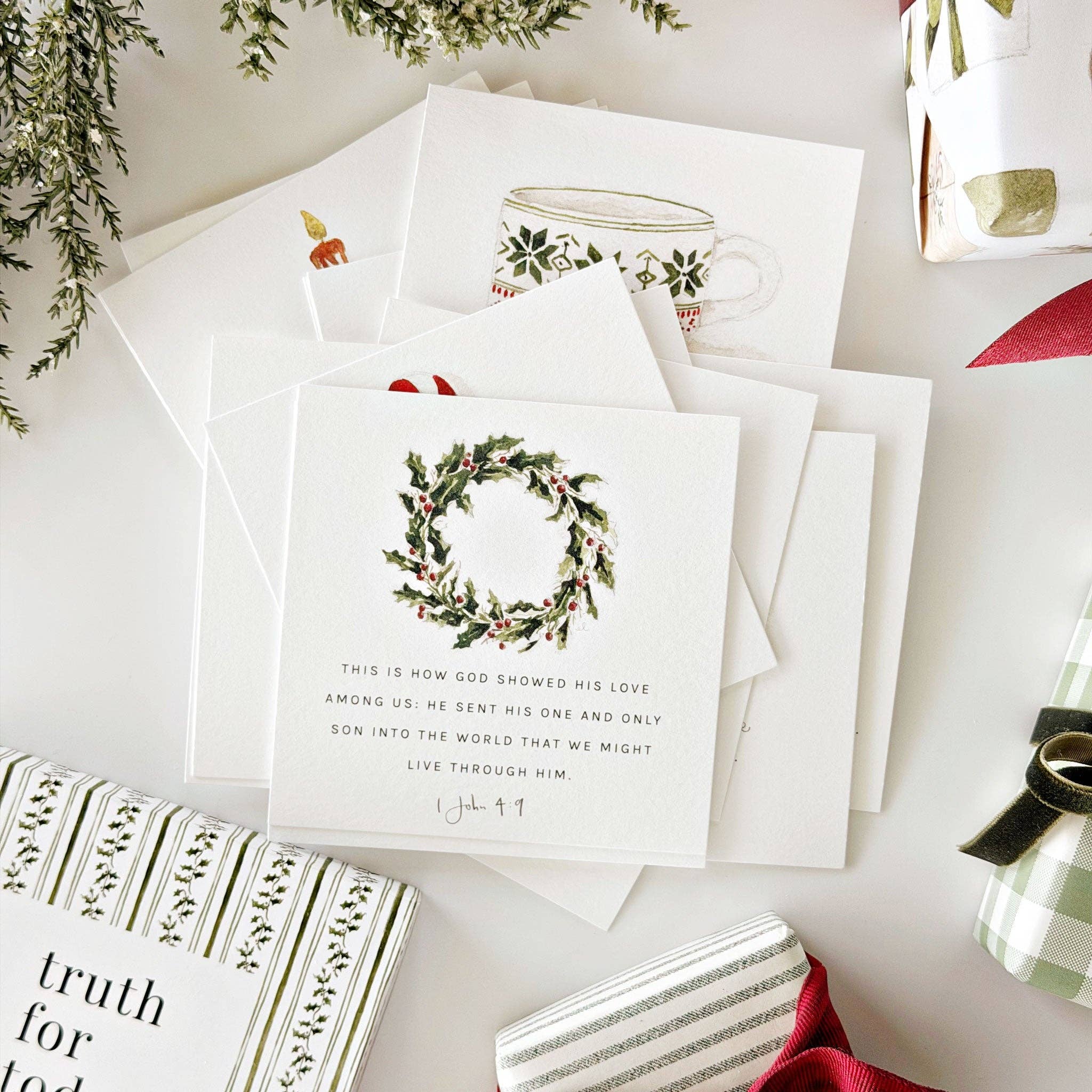 Advent truth for today bible verse cards