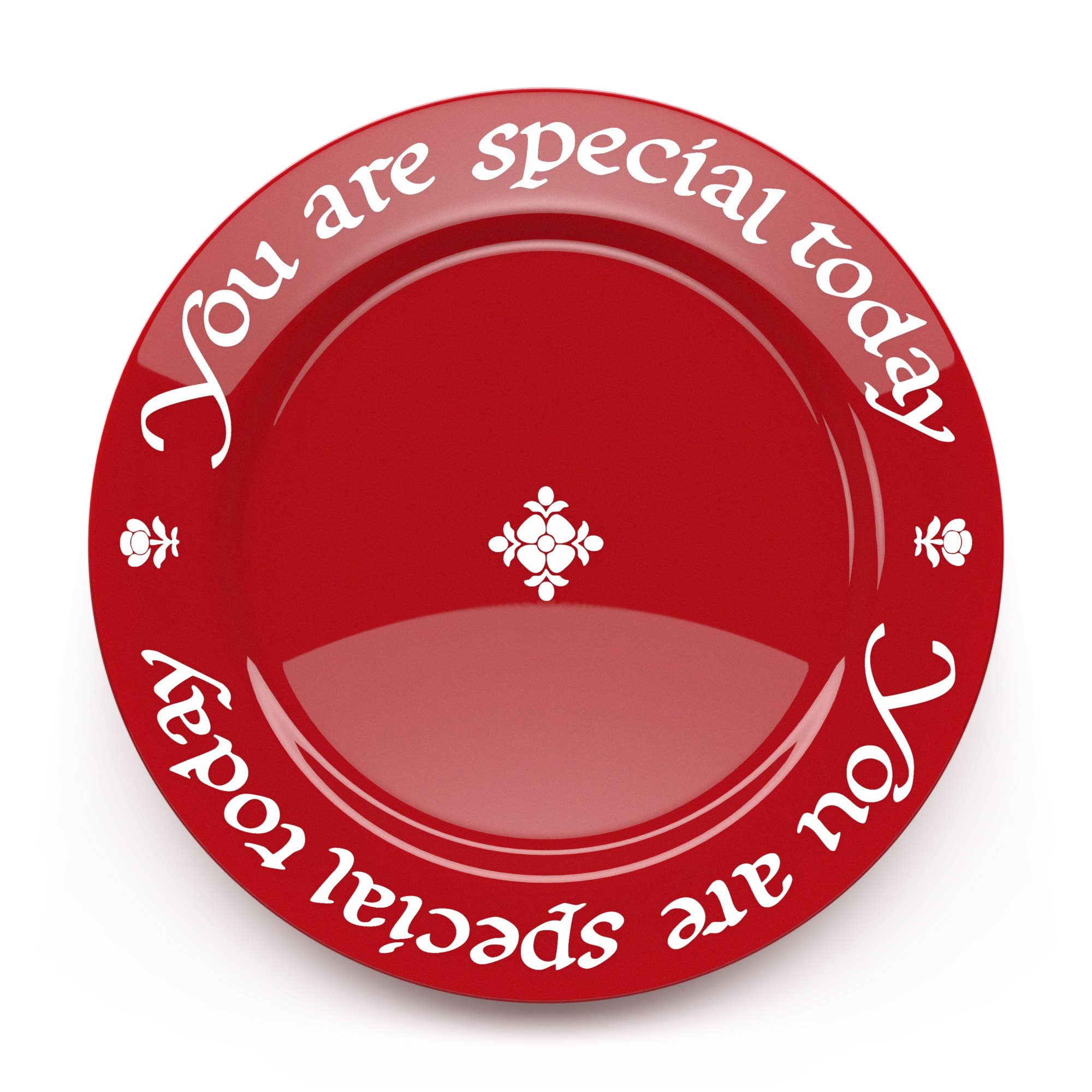 Red Plate You Are Special Today