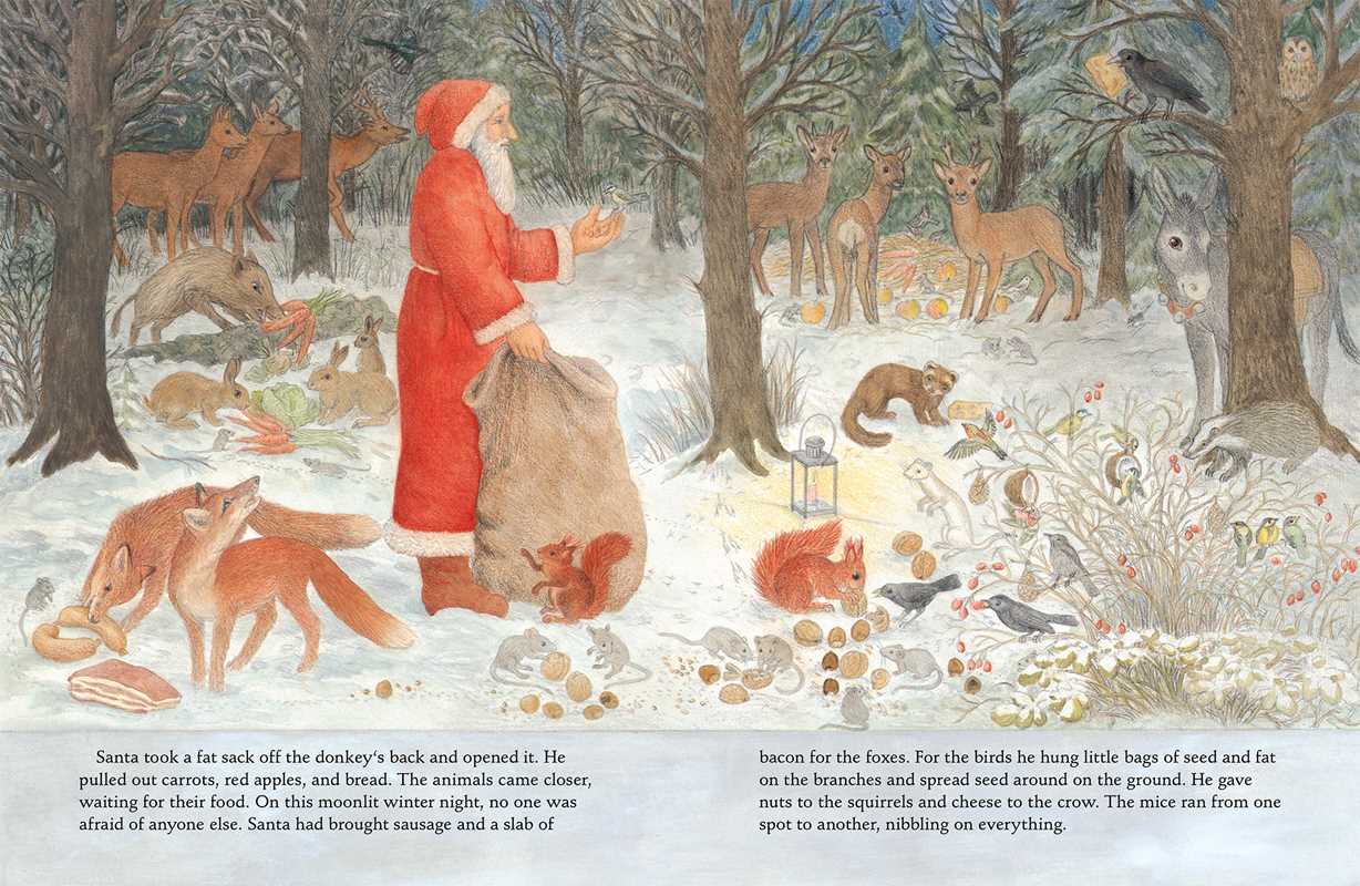 Santa Claus and the Dormouse by Eleonore Schmid: Hardcover; 32 pages / English