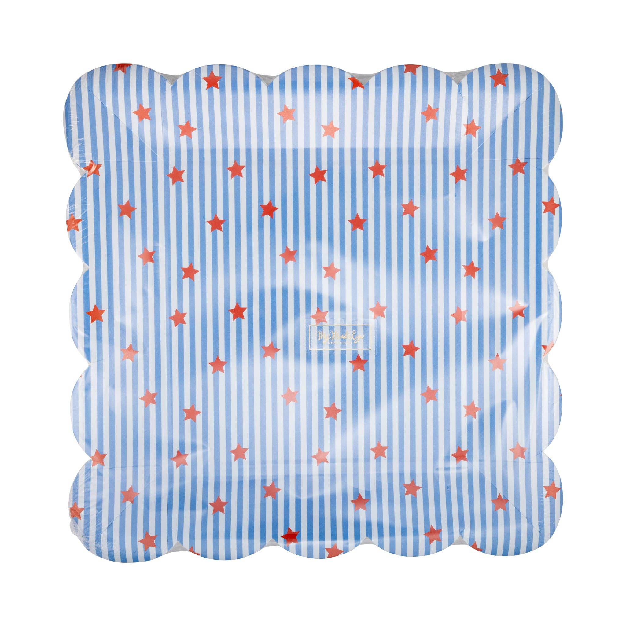 USA1242 - Stripes and Stars Paper Plate - 10"