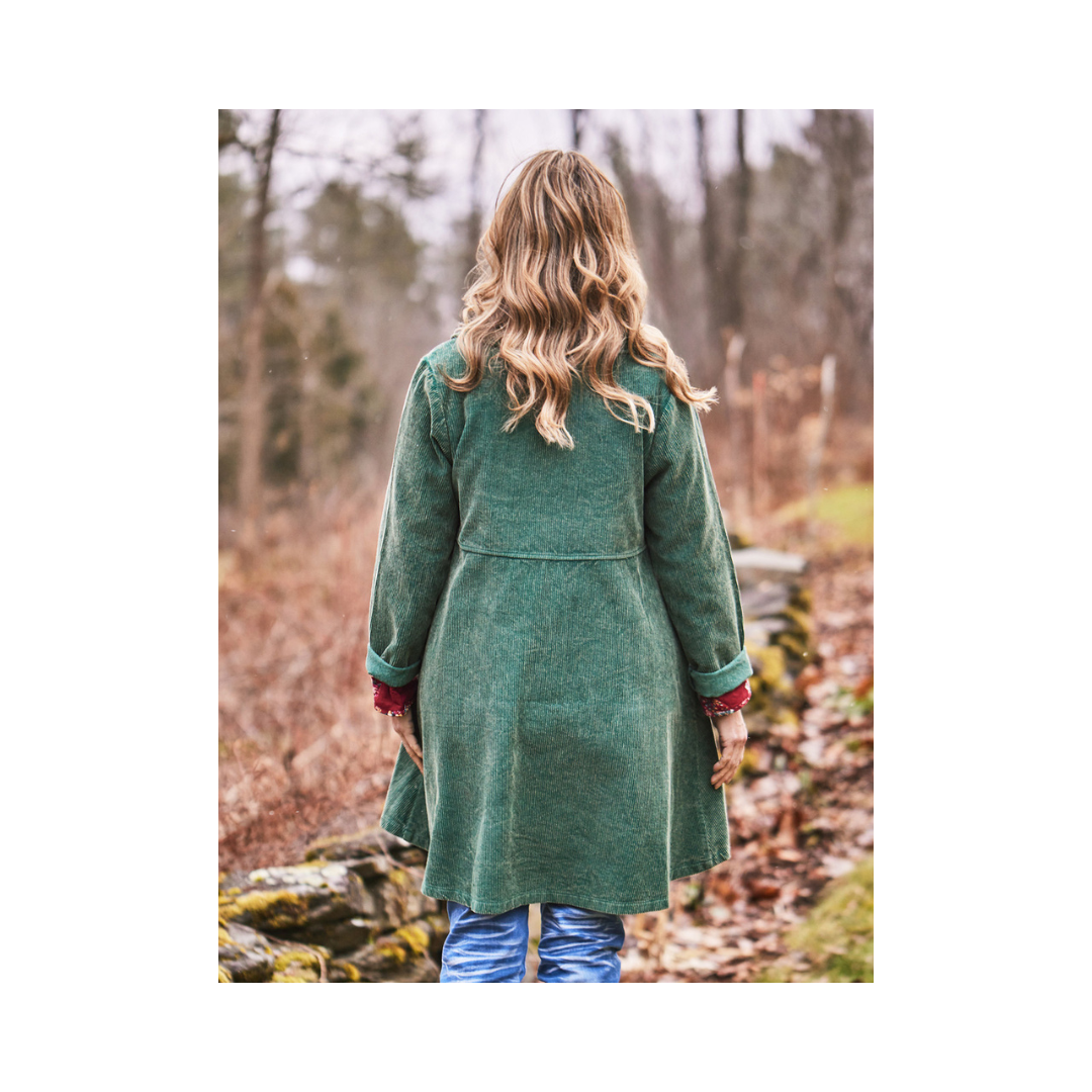 Green Sunwashed Farmer's Market Corduroy Jacket