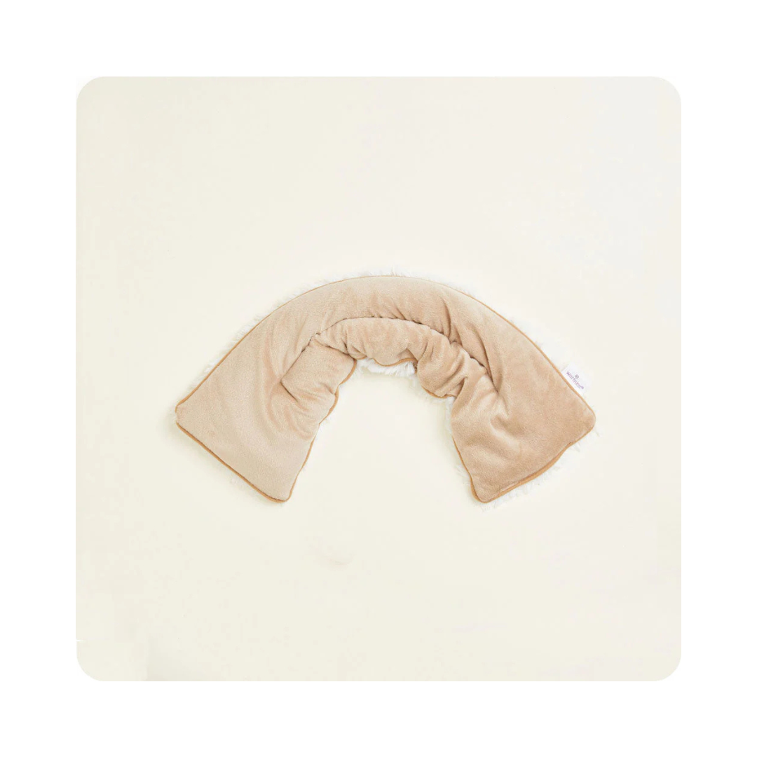 Brown Marshmallow Neck Wrap