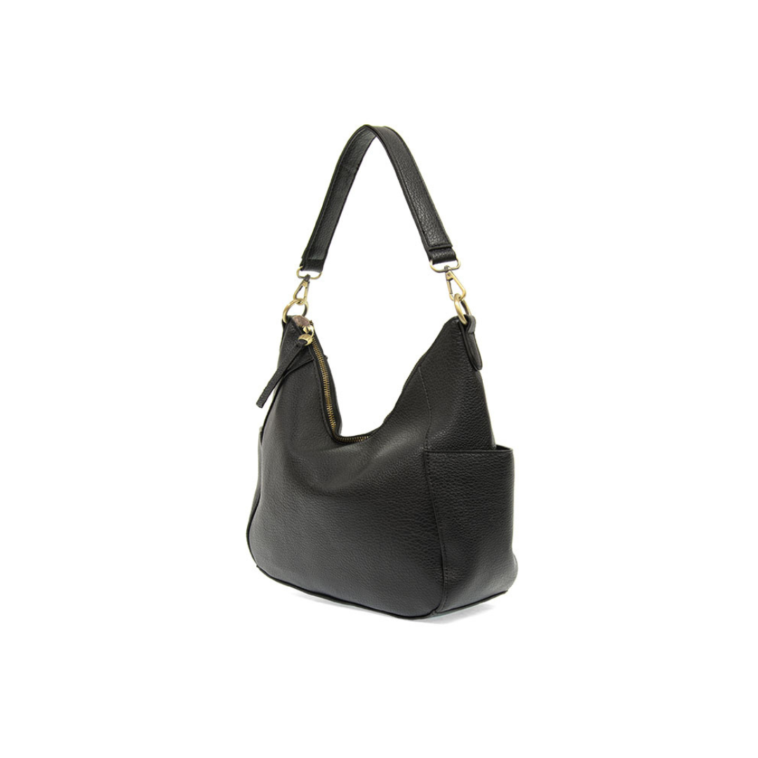 Black Trish Hobo Bag