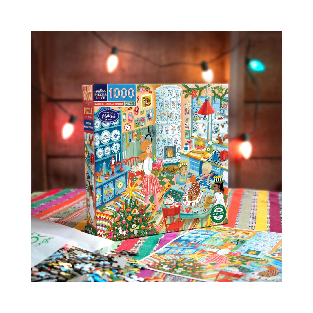 Swedish Holiday Kitchen 1000 Piece Puzzle