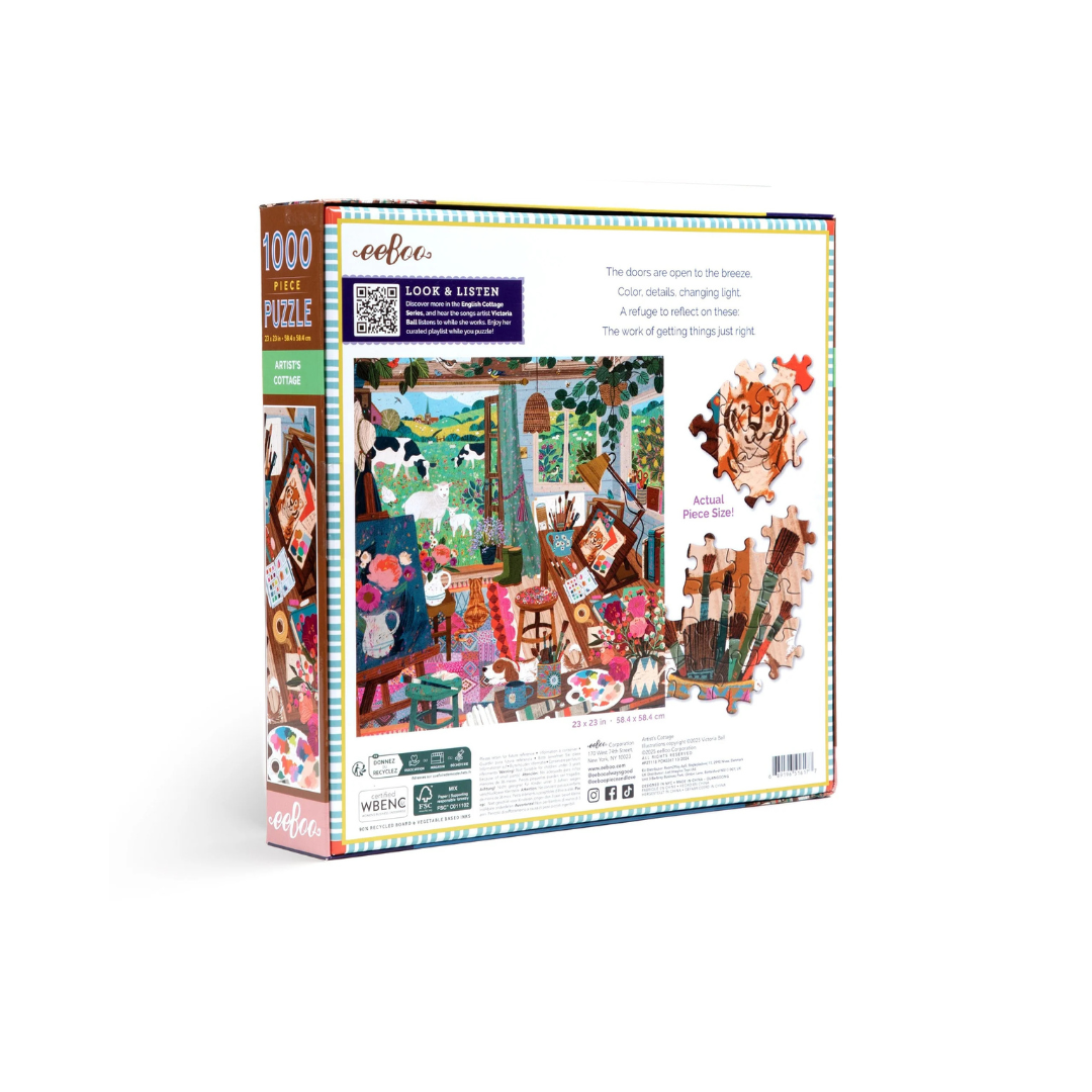 Artist's Cottage 1000 Piece Puzzle