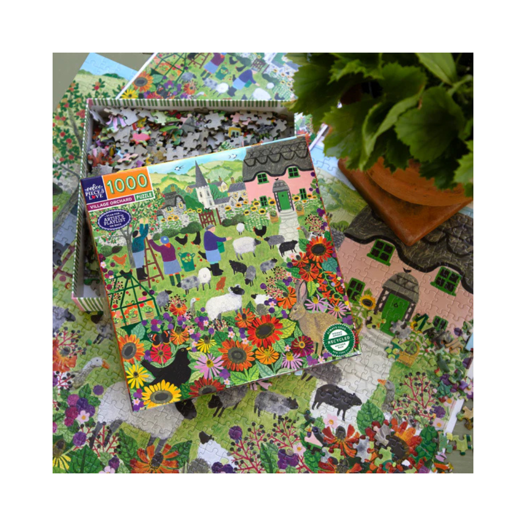 Village Orchard 1000 Piece Puzzle
