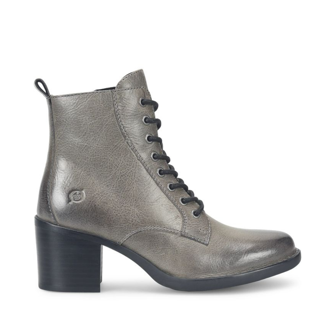 Grey Huntley Lace Up Boot