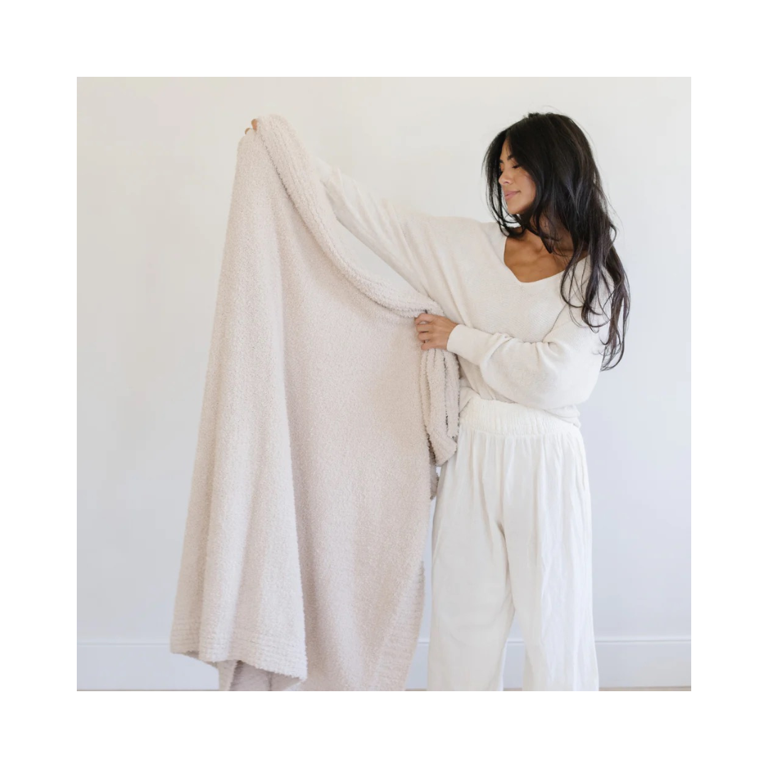 Buttermilk Bamboni Throw 50X60