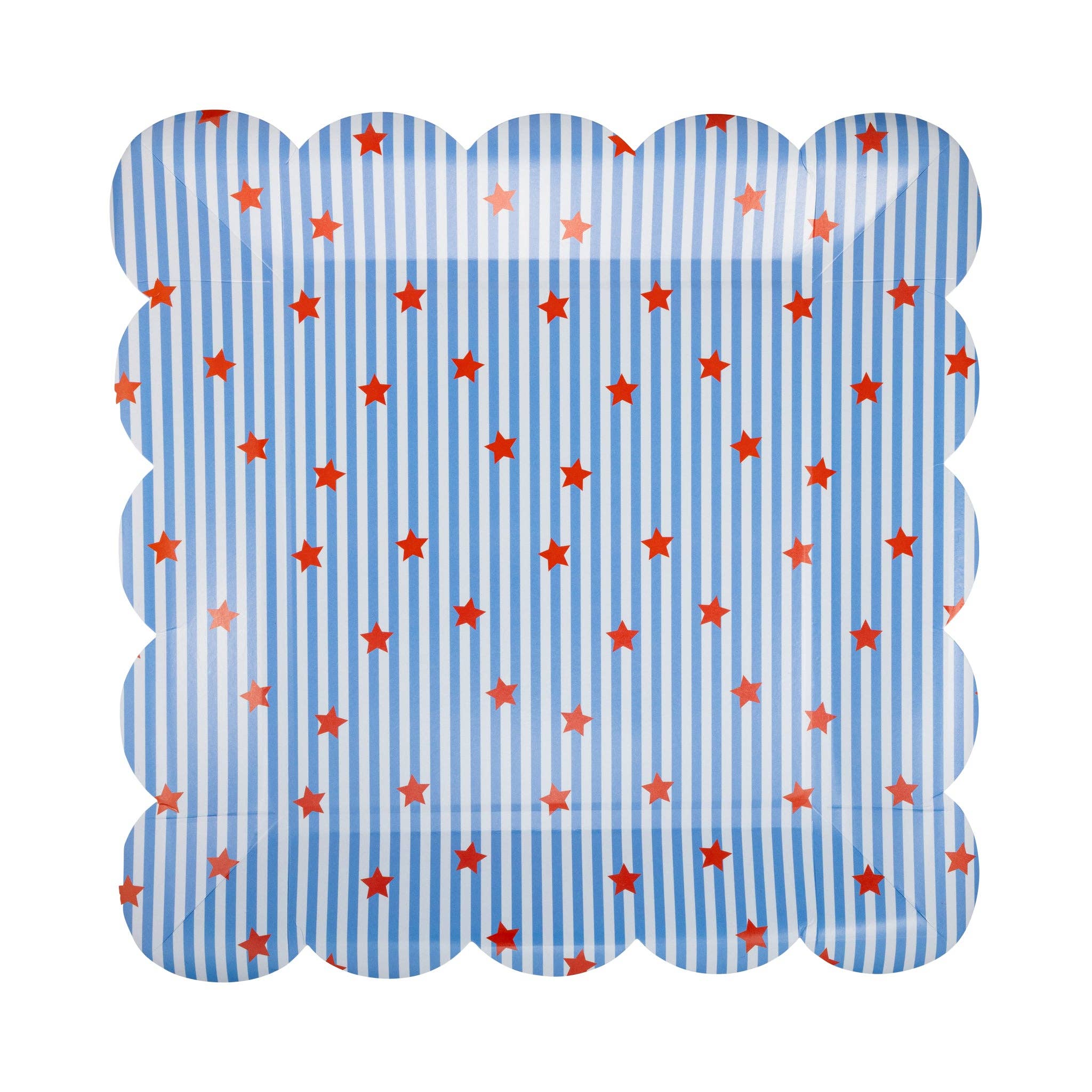 USA1242 - Stripes and Stars Paper Plate - 10"