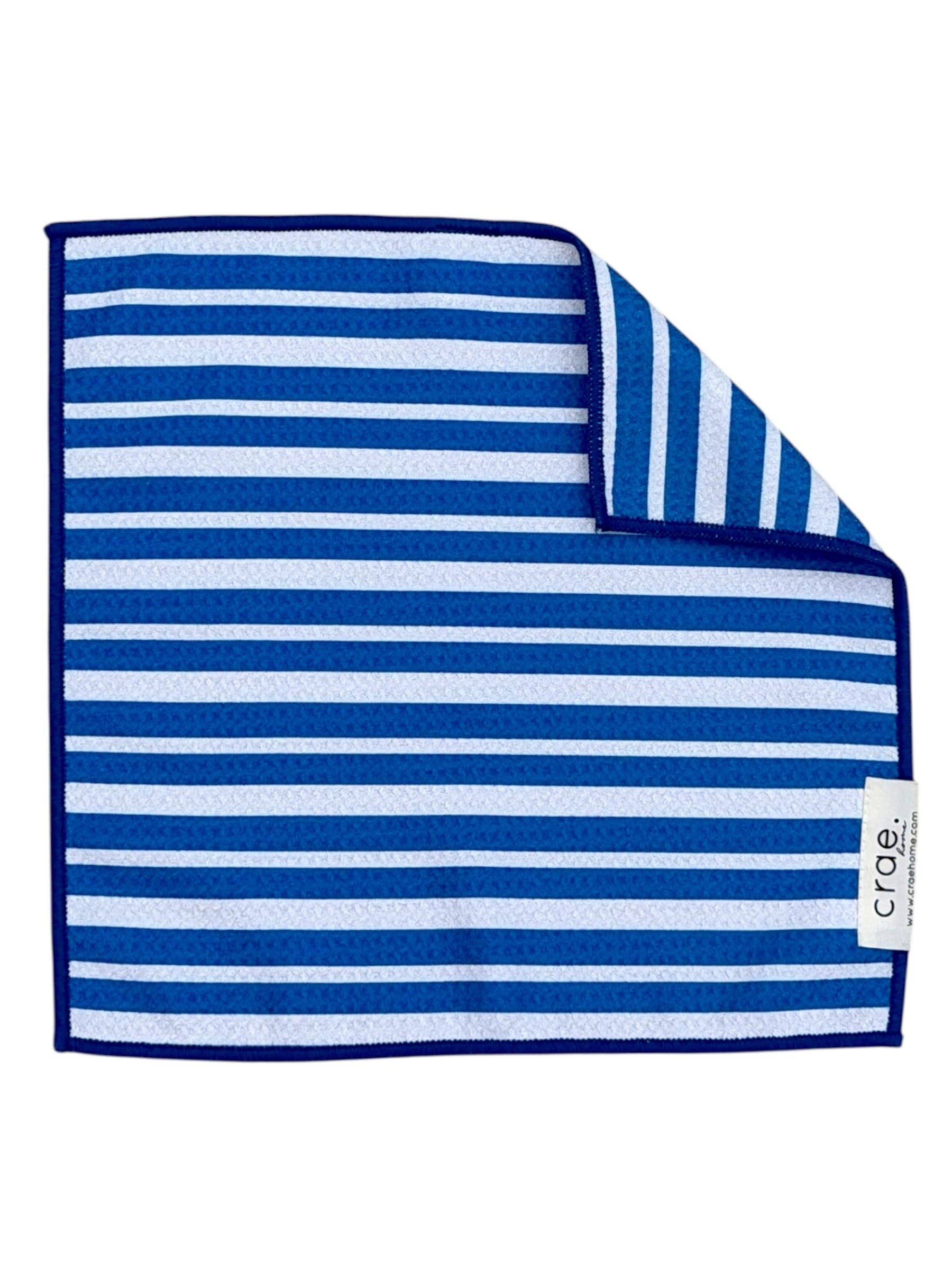 Royal: Double-Sided Washcloth: White/Blue / Washcloth (12x12 in)