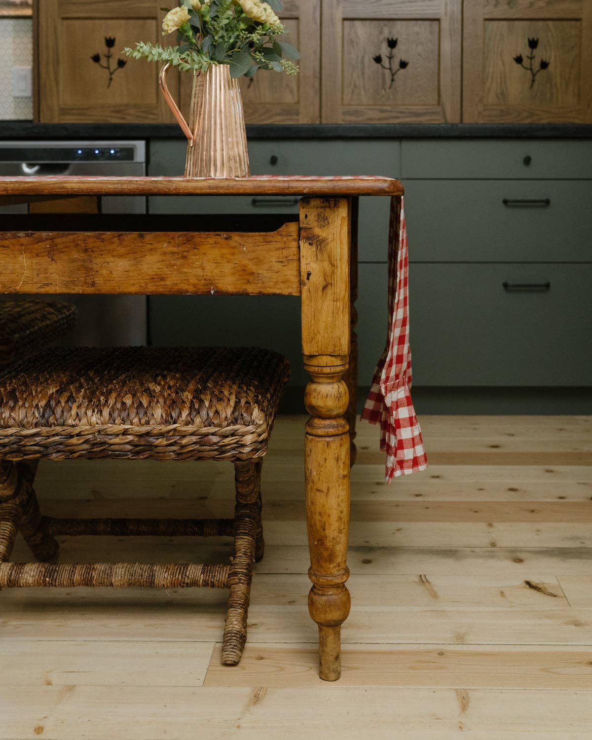 Galley and Fen - Ember Gingham Table Runner