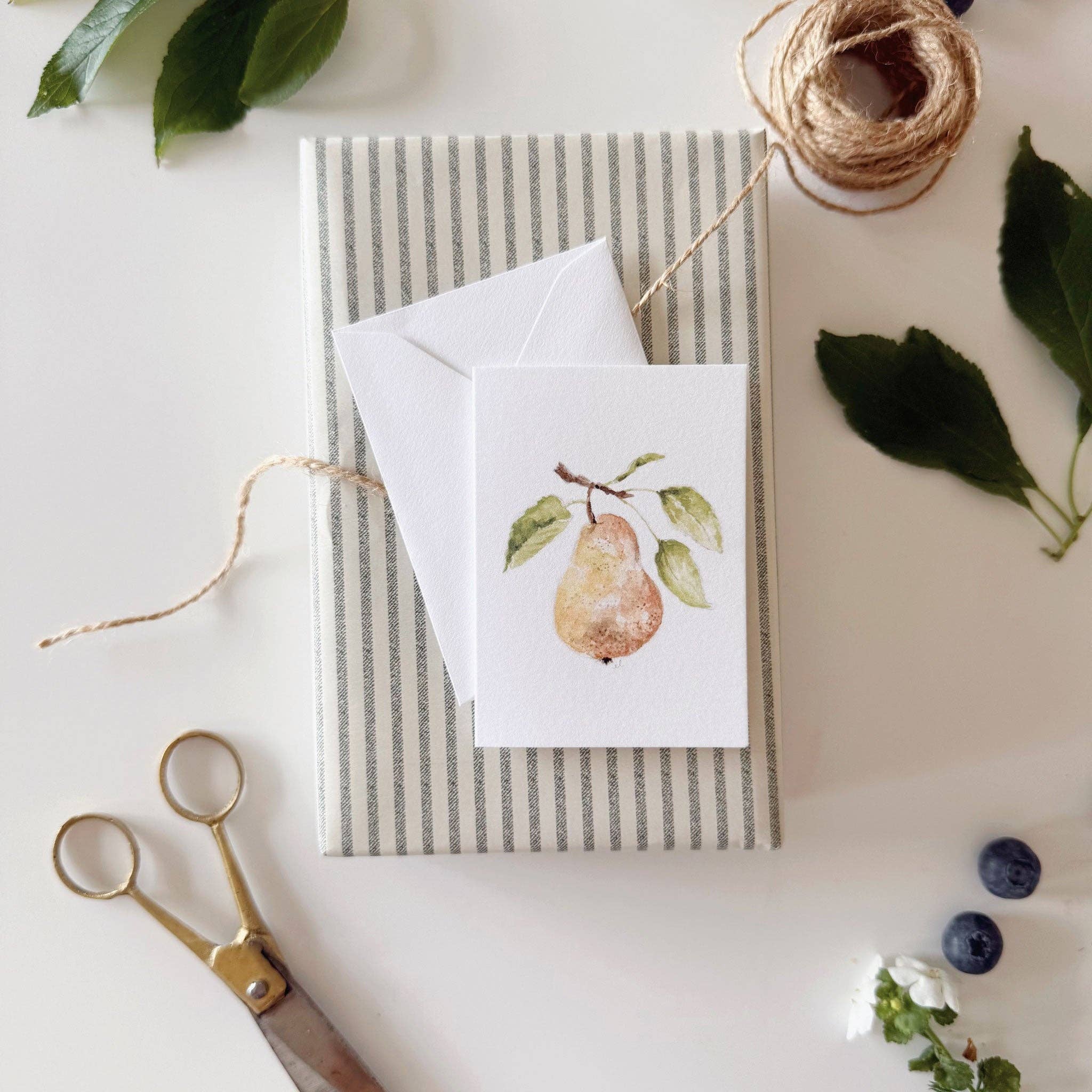 Pear mini notecard
