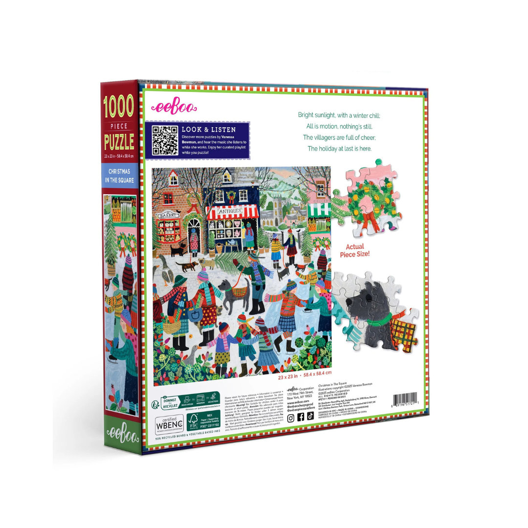 Christmas In The Square 1000 Piece Puzzle