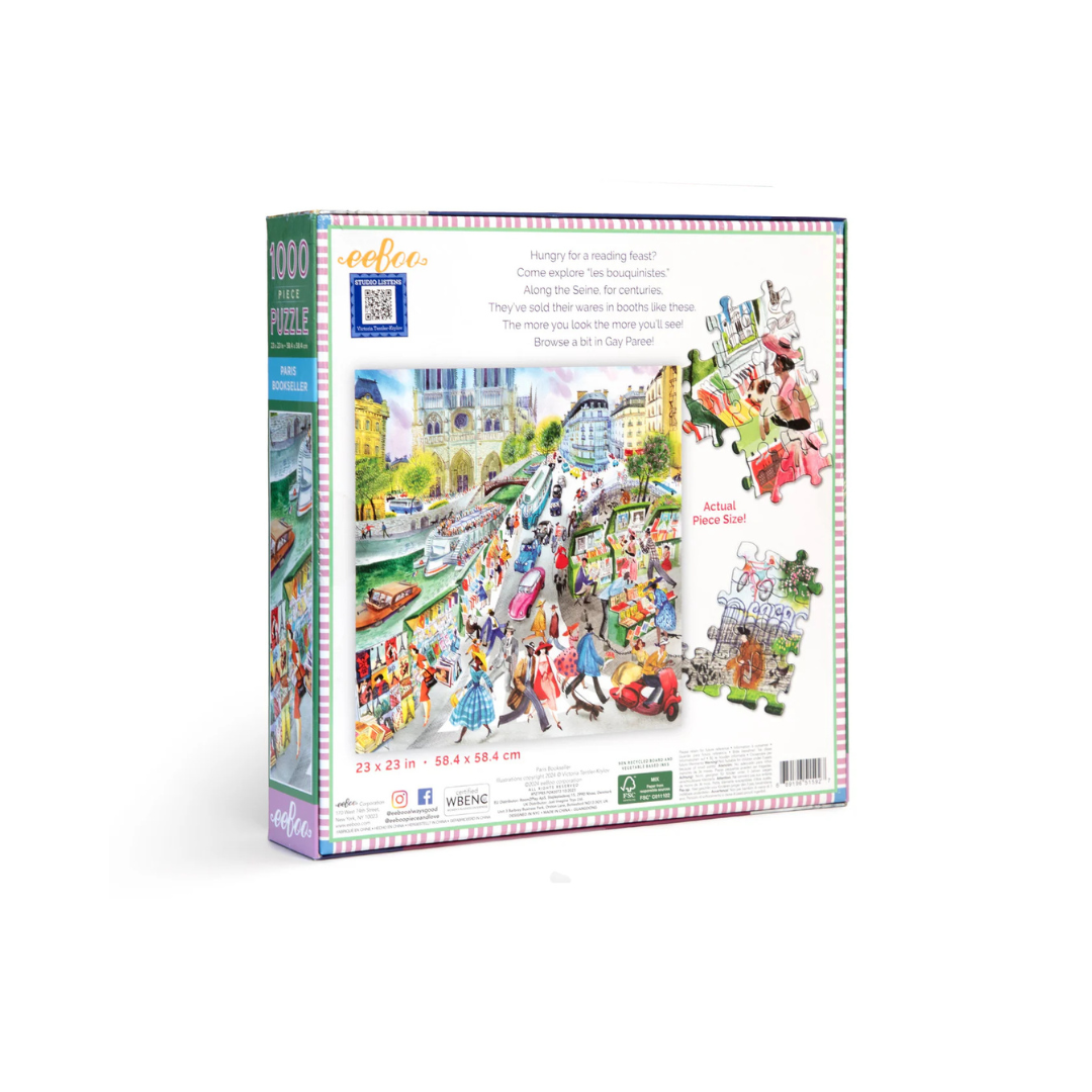 Paris Bookseller 1000pc Puzzle