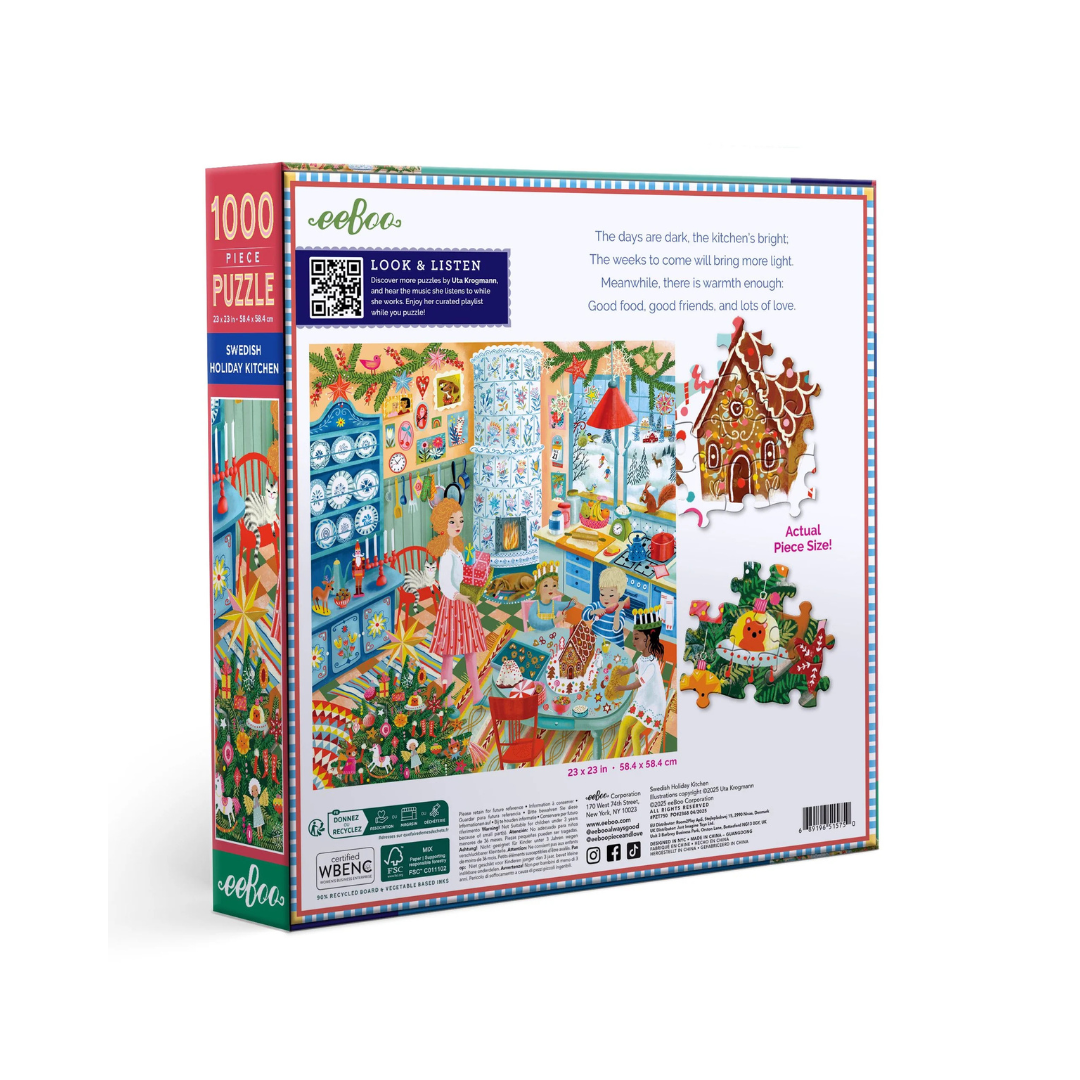 Swedish Holiday Kitchen 1000 Piece Puzzle