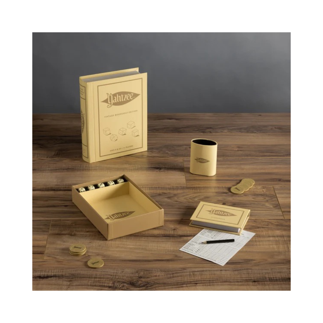 Yahtzee Vintage Bookshelf Edition