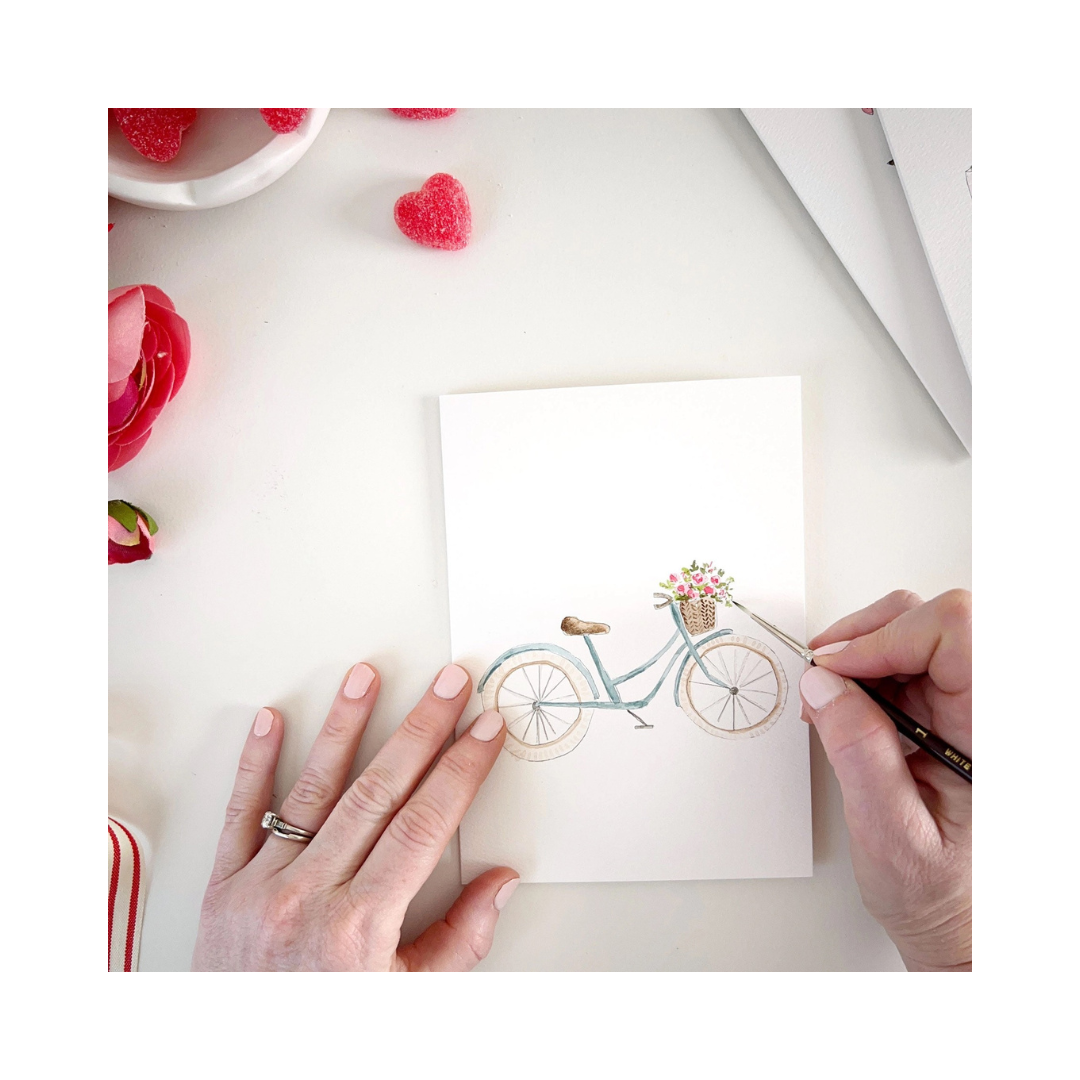 Love Sweet Love Paintable Notecard