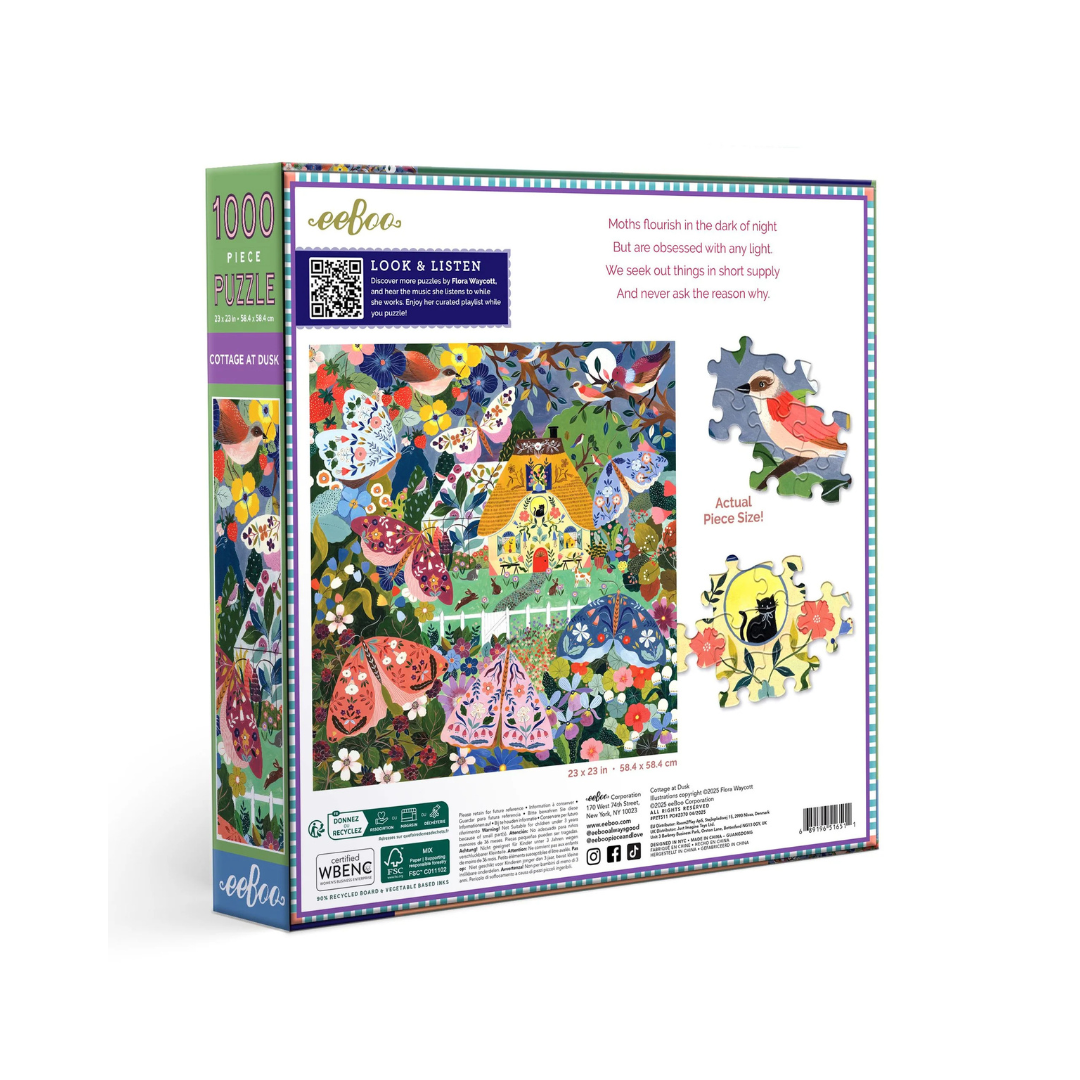 Cottage At Dusk 1000 Piece Puzzle