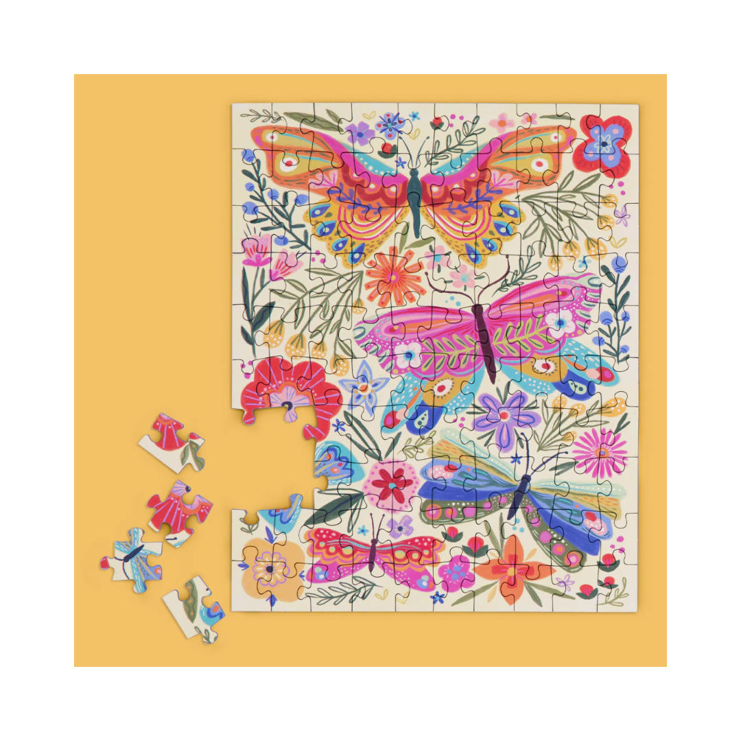 Butterfly Floral 100 Piece Puzzle