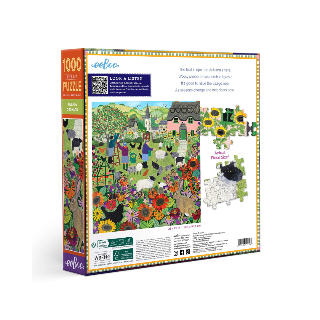 Village Orchard 1000 Piece Puzzle