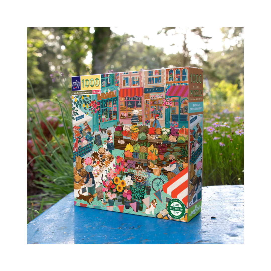 English Green Market 1000 Piece Puzzle