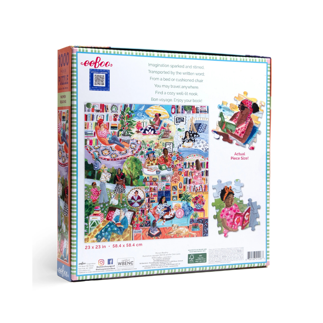 Women Reading 1000 Piece Puzzle