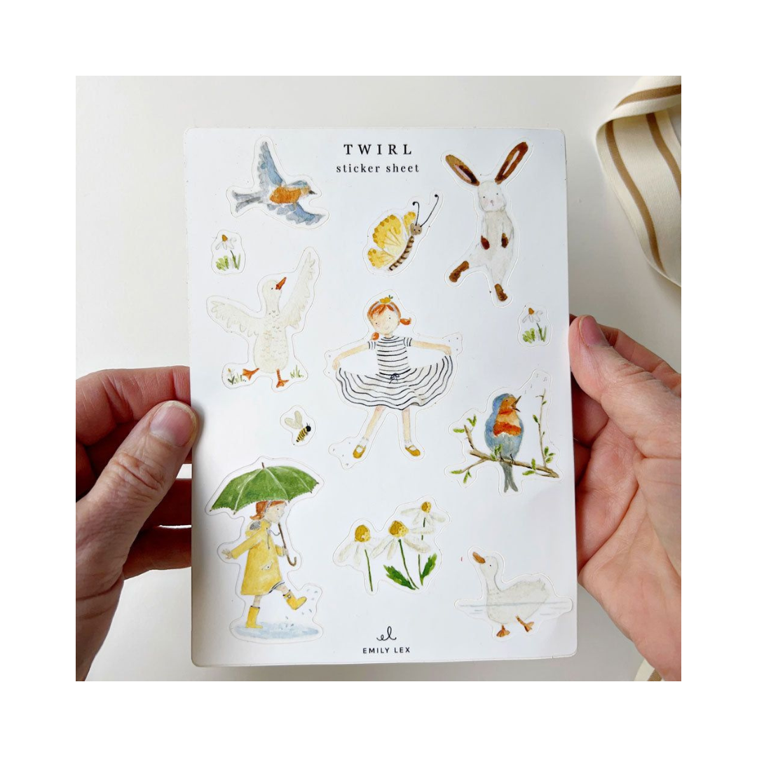 Twirl Sticker Sheets
