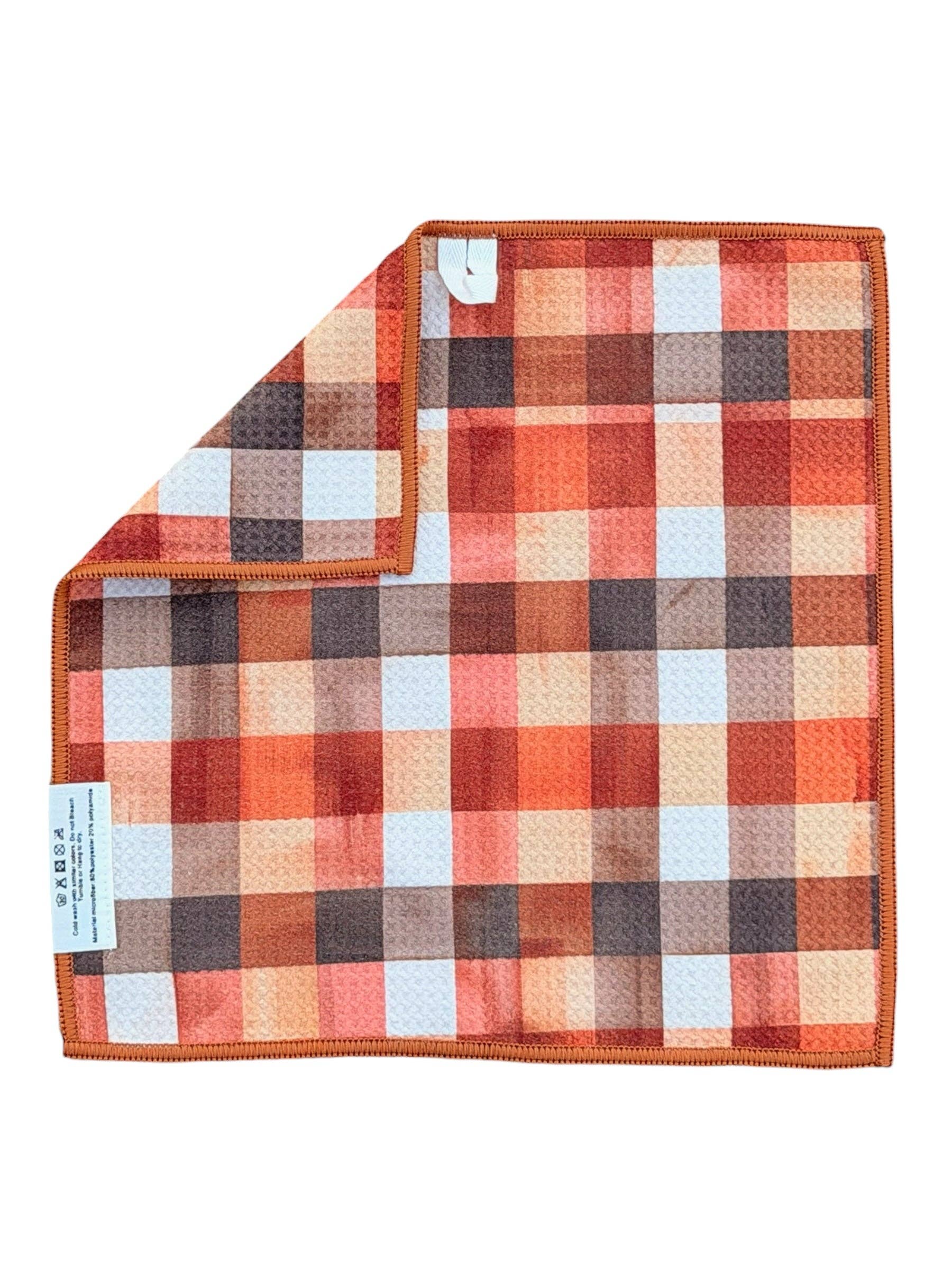 Lumberjack: Double-Sided Washcloth: Multicolor / Washcloth (12x12 in)