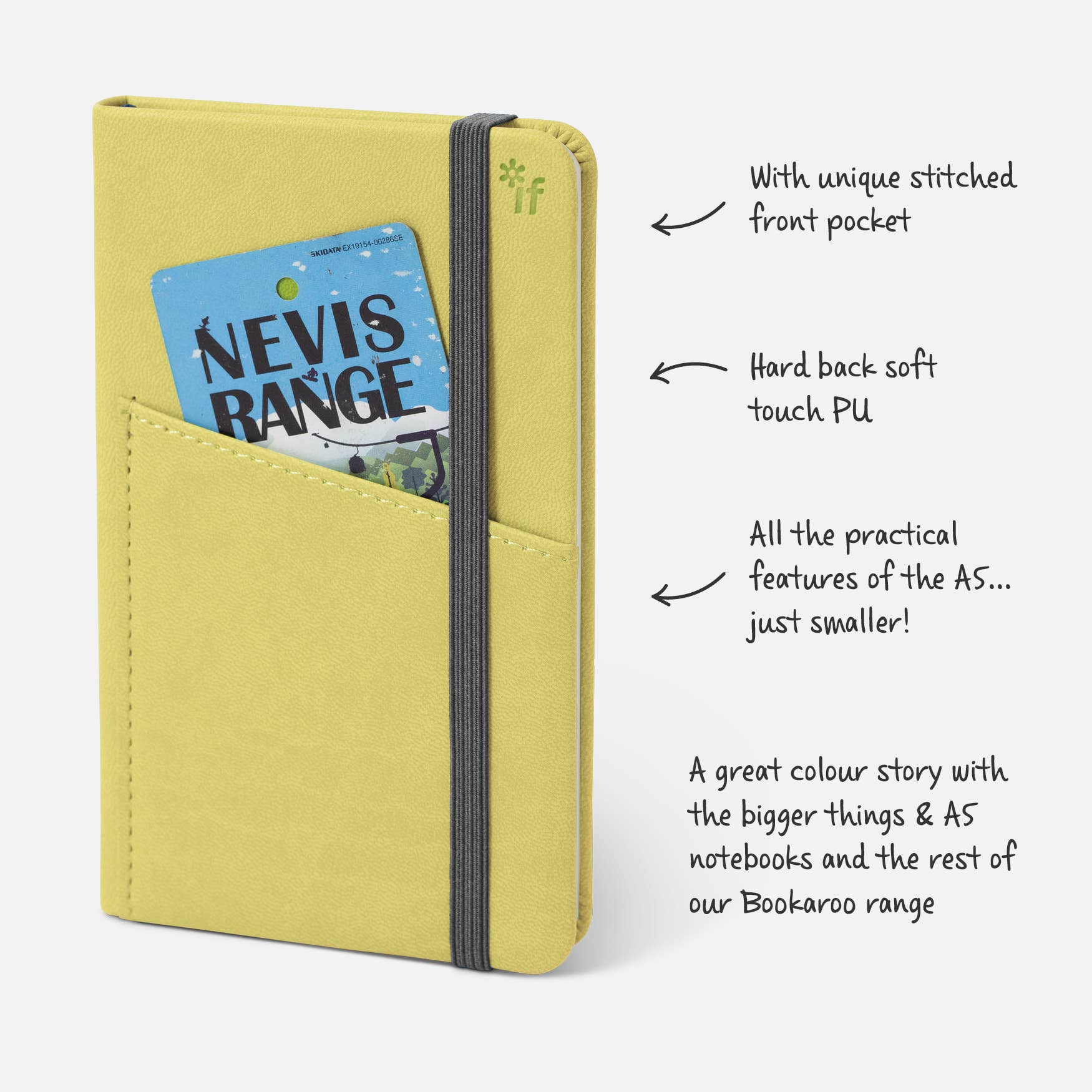 Bookaroo A6 Pocket Notebook: Orange