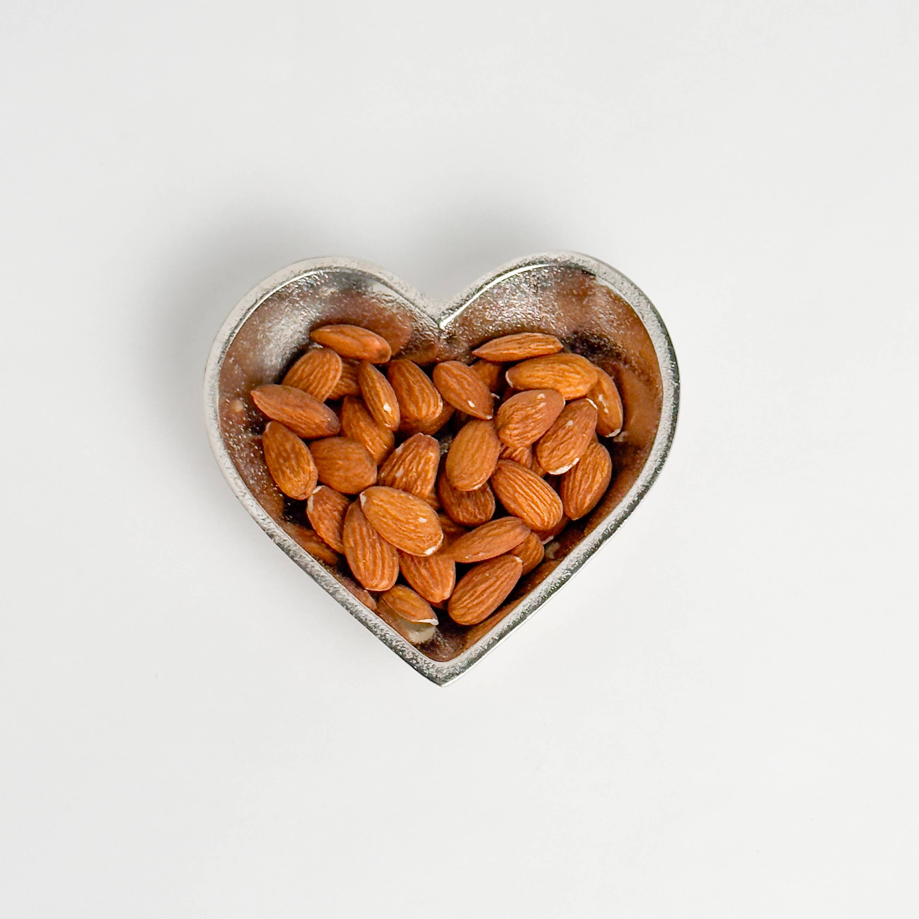 Aluminum Nickel Heart Bowl