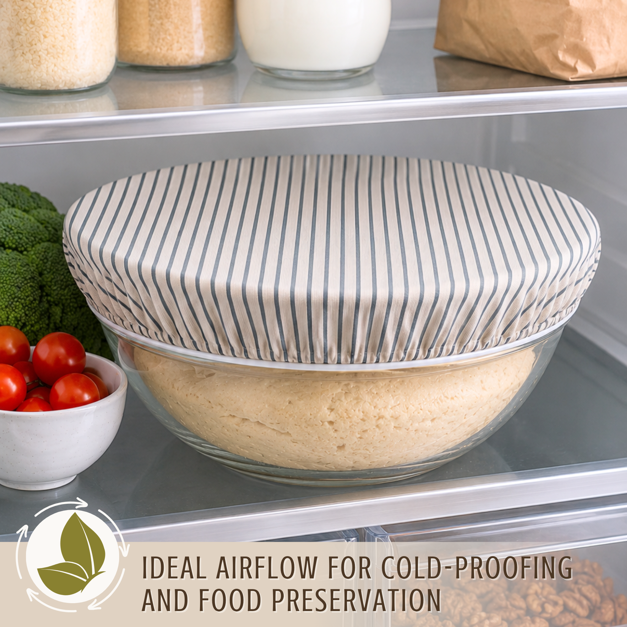 12" Reusable Beeswax Bowl Covers for Bread Proofing (XL)