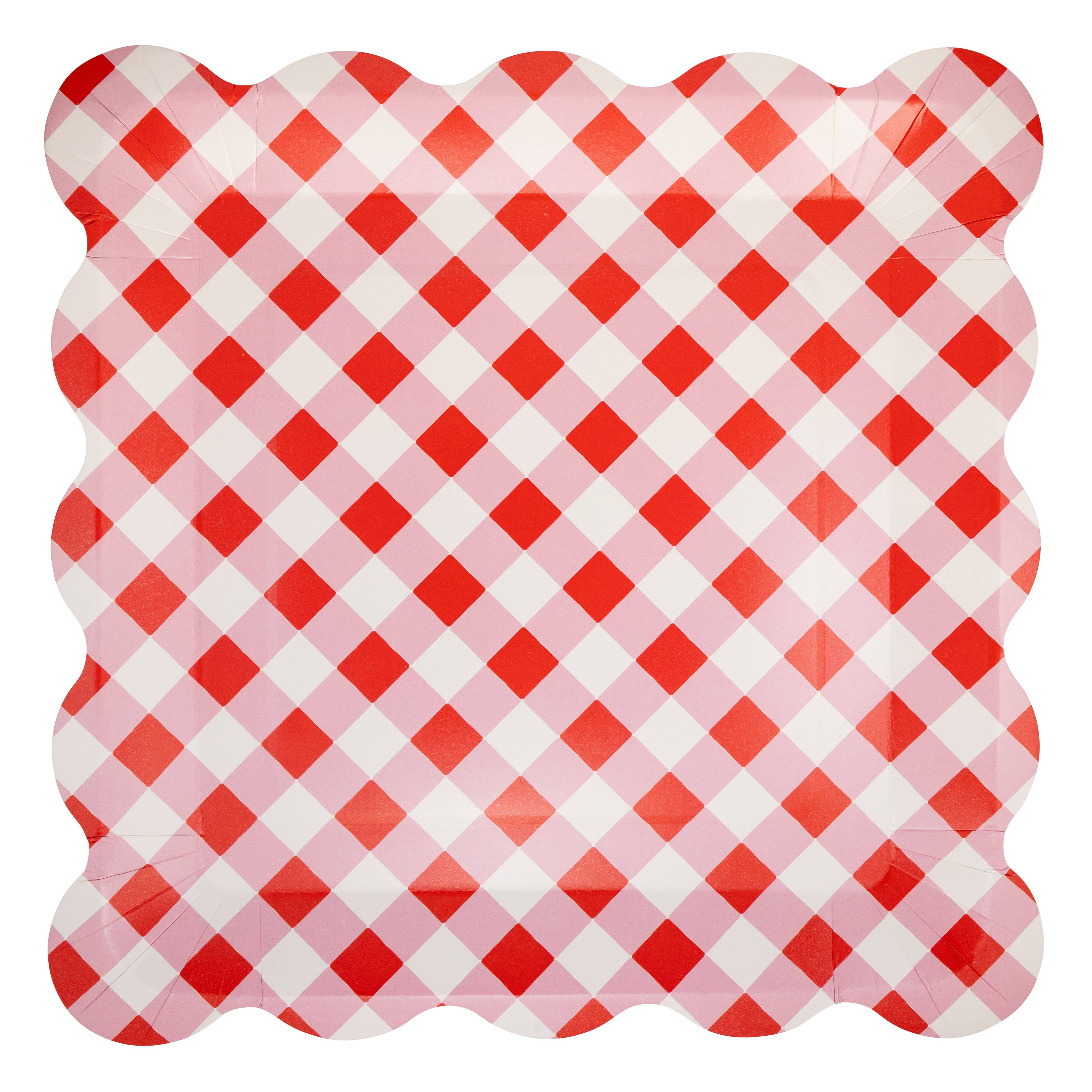 CRR1242 - Cherries Gingham Plate