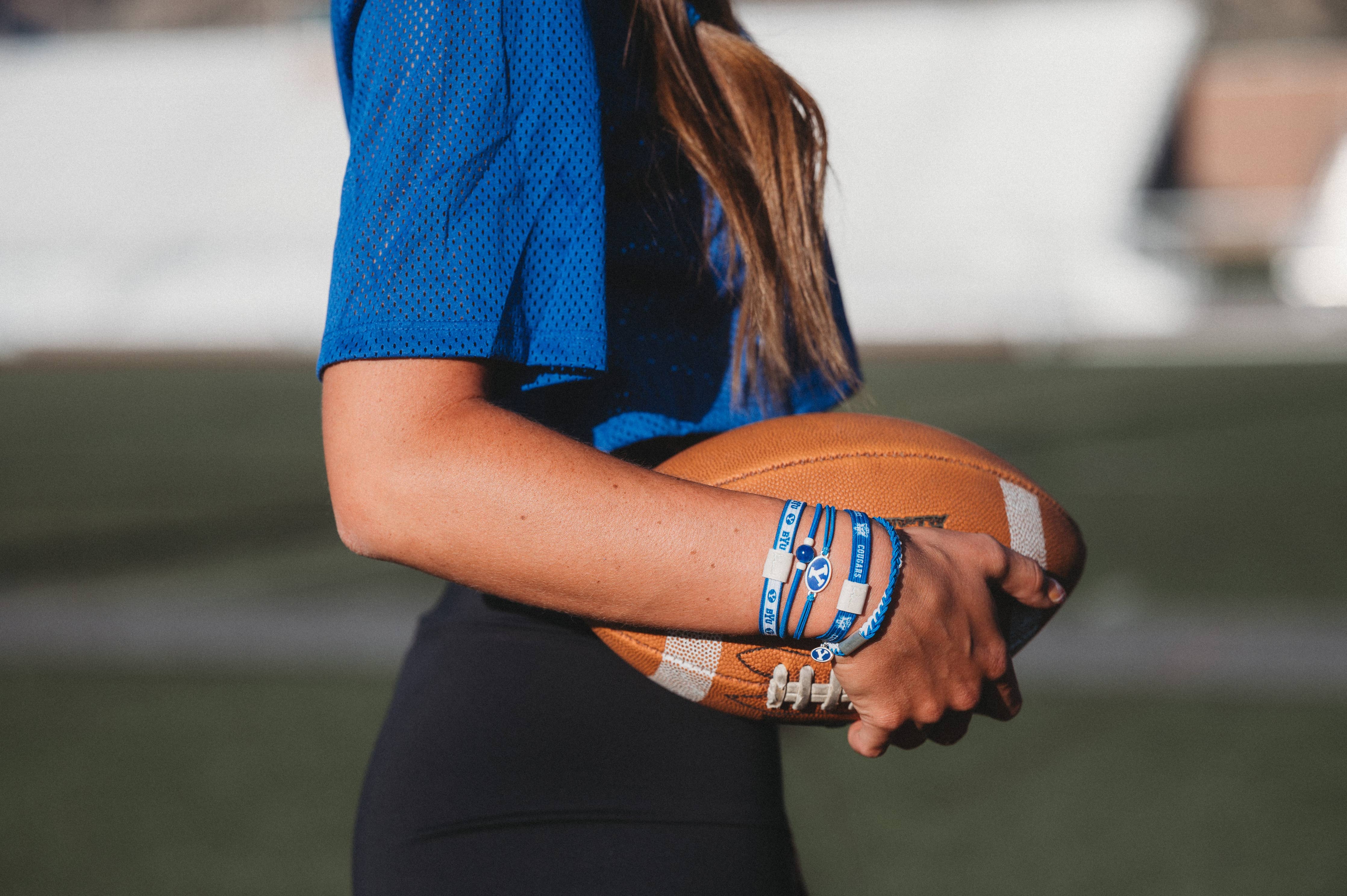 "Game Day" - BYU Hair Tie Bracelet: Medium