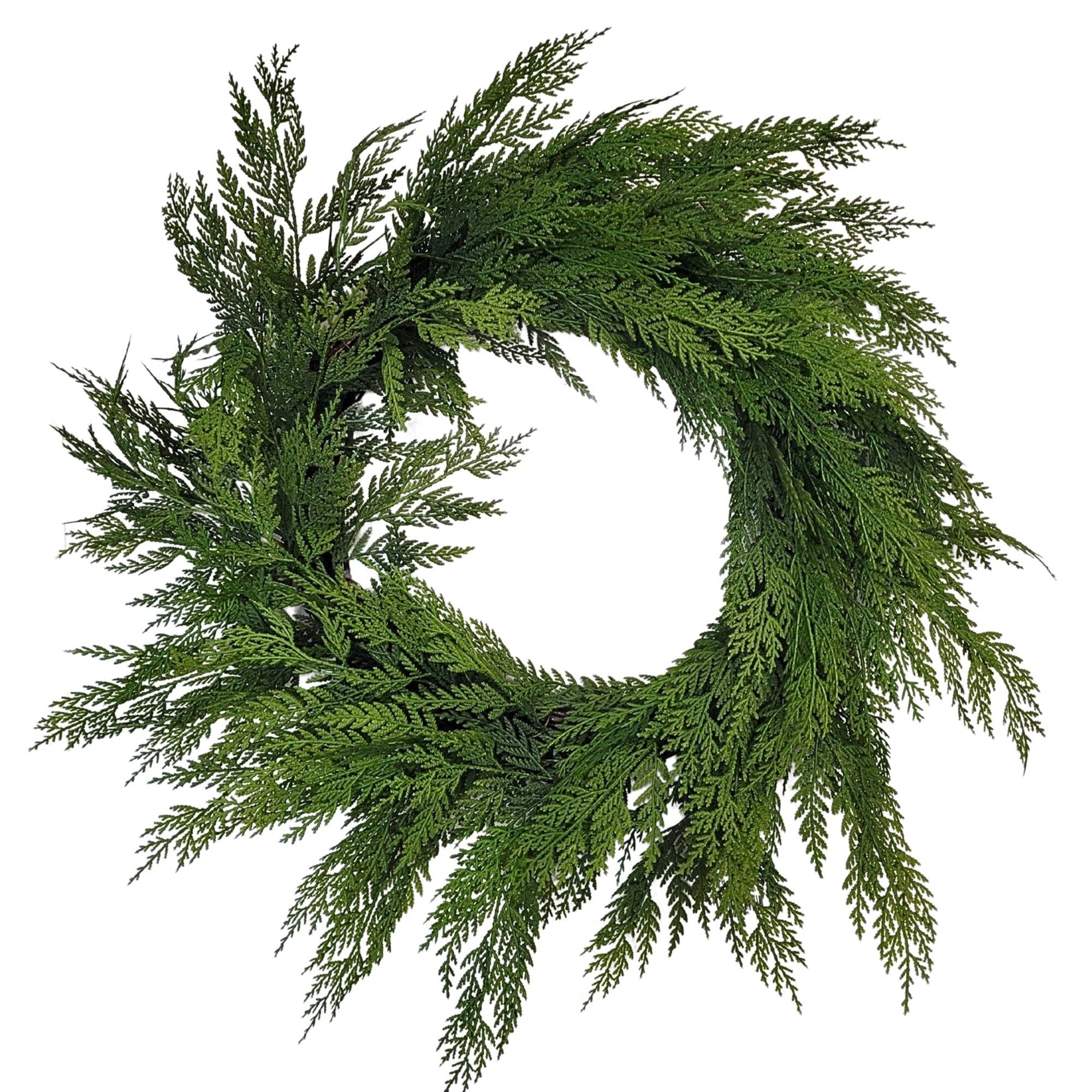 Real Touch Port Orford Cedar Wreath 24"
