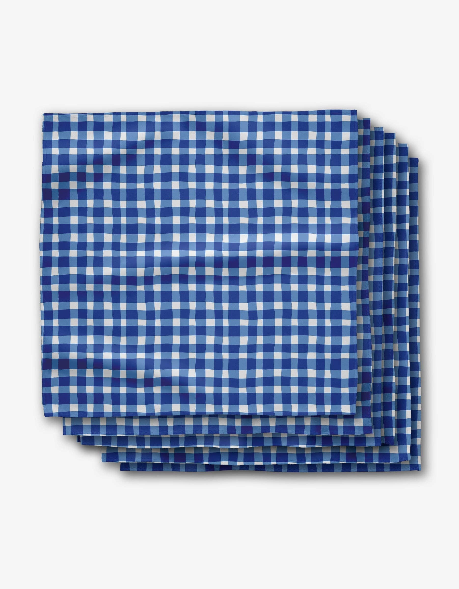 Summer Plaid Dinner Napkin Set