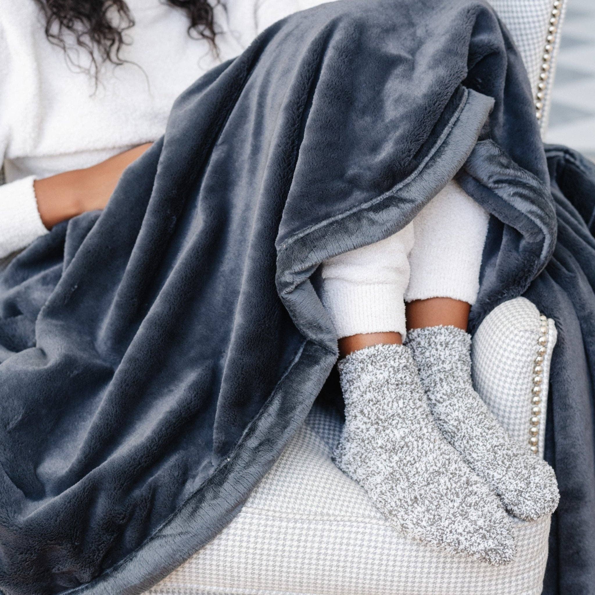BAMBONI® SOCKS: Charcoal