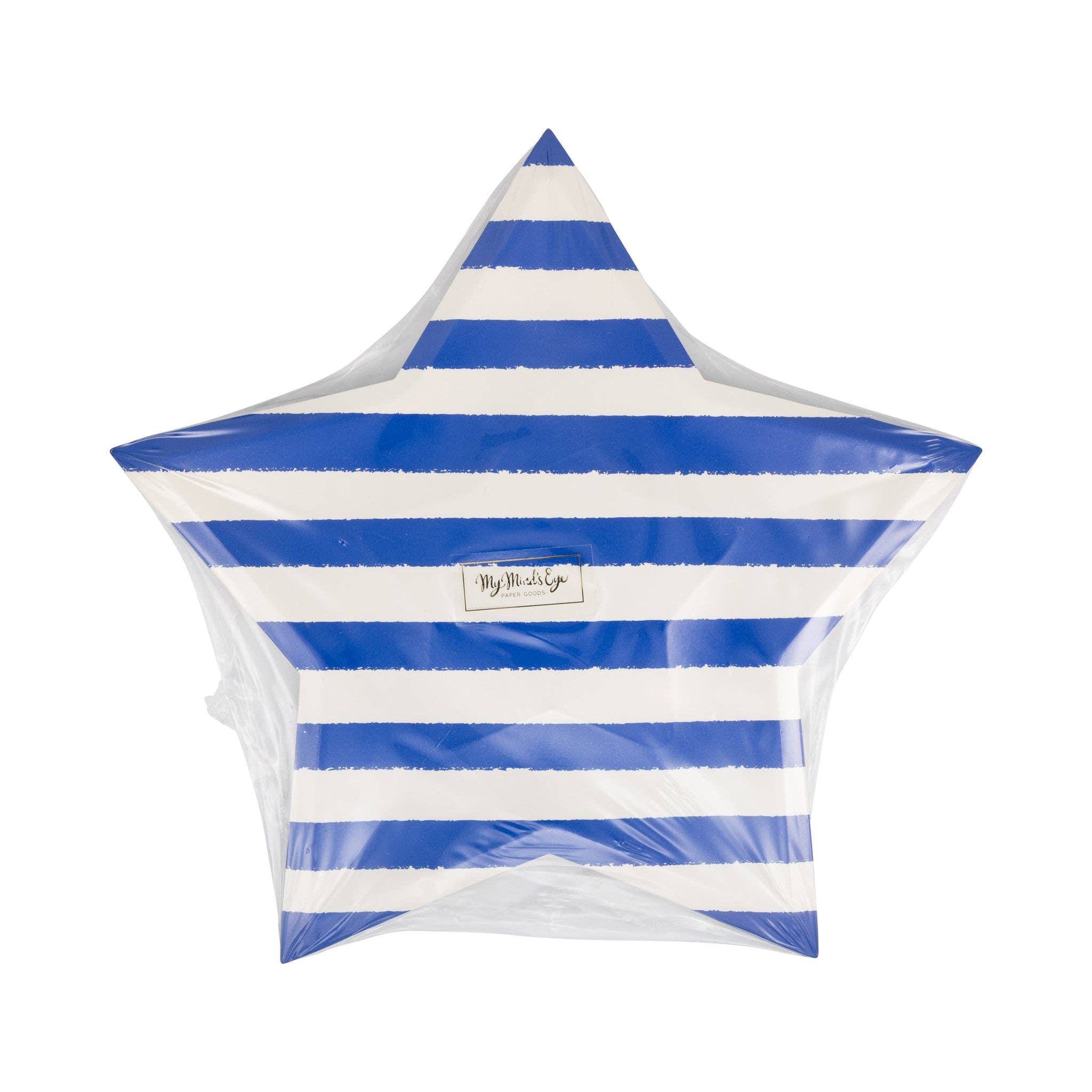 SSP1240 - Striped Star Paper Plate - 9.5"