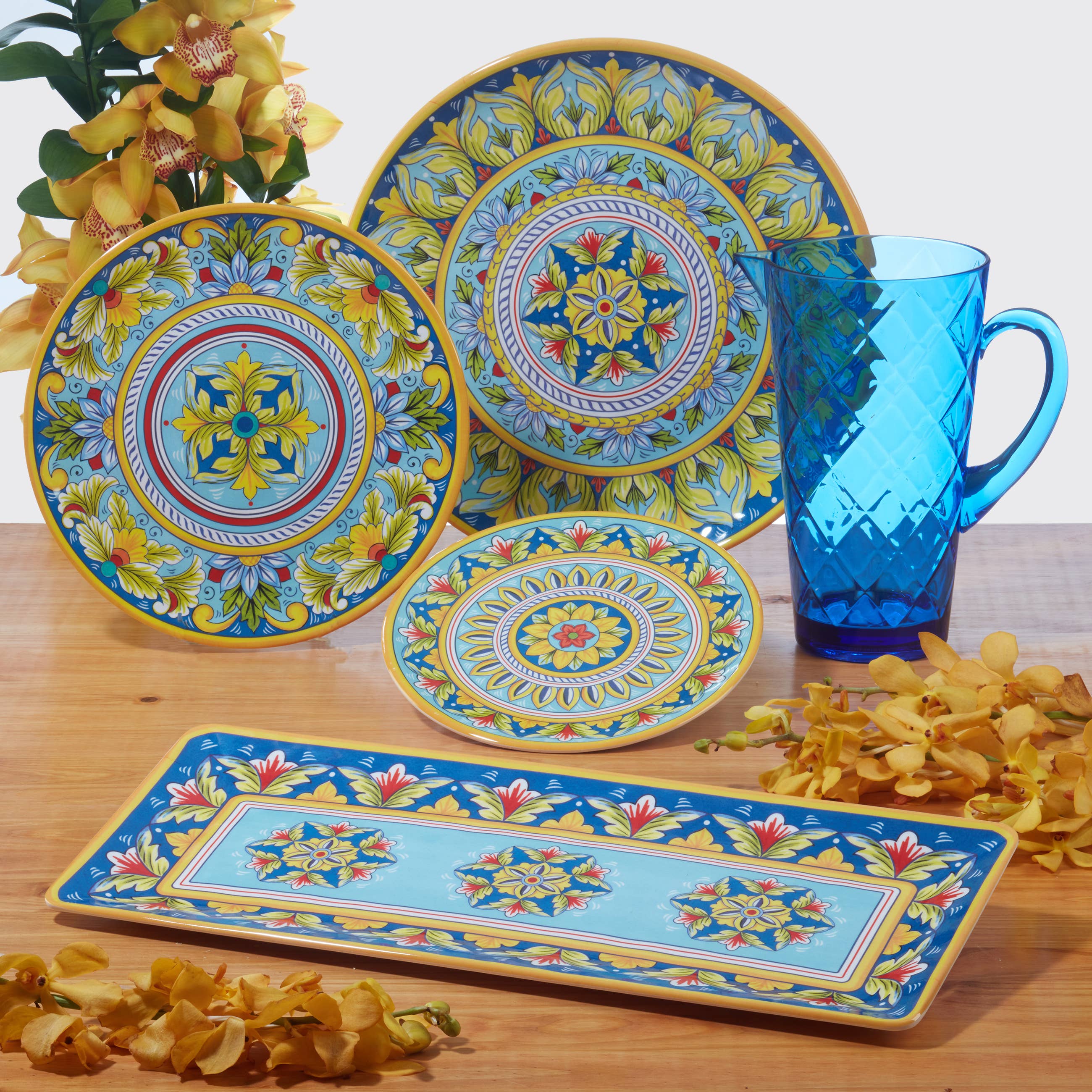 Palermo Melamine Large Serving Bowl 13.75 x 2.75