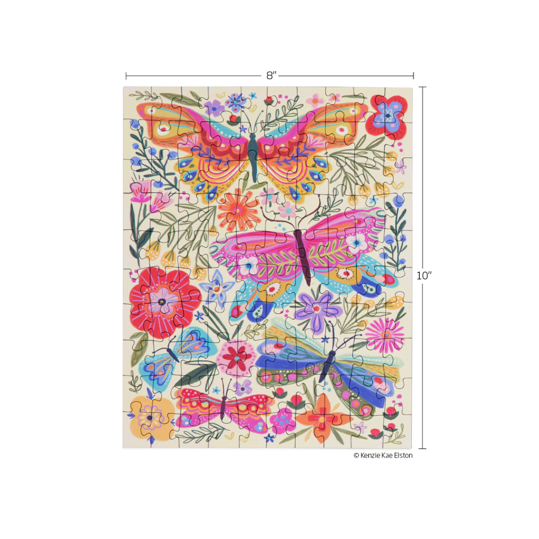 Butterfly Floral 100 Piece Puzzle