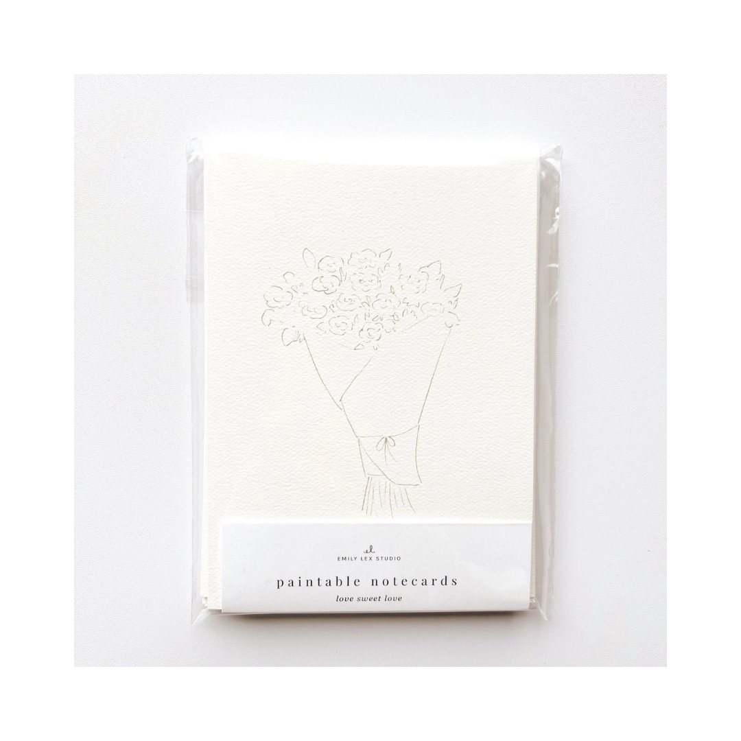 Love Sweet Love Paintable Notecard