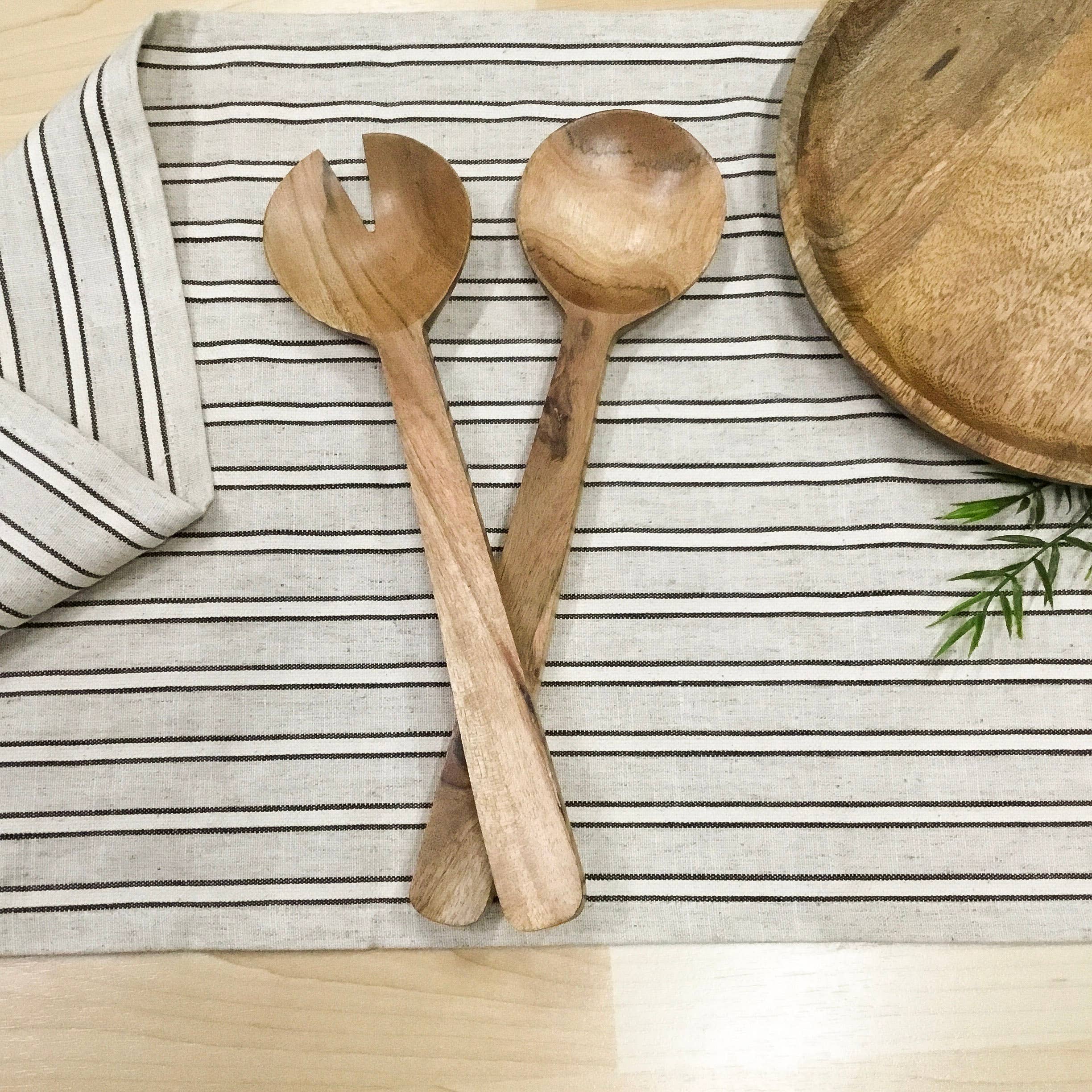 Sleek Babul Salad Servers, 2-Piece Set