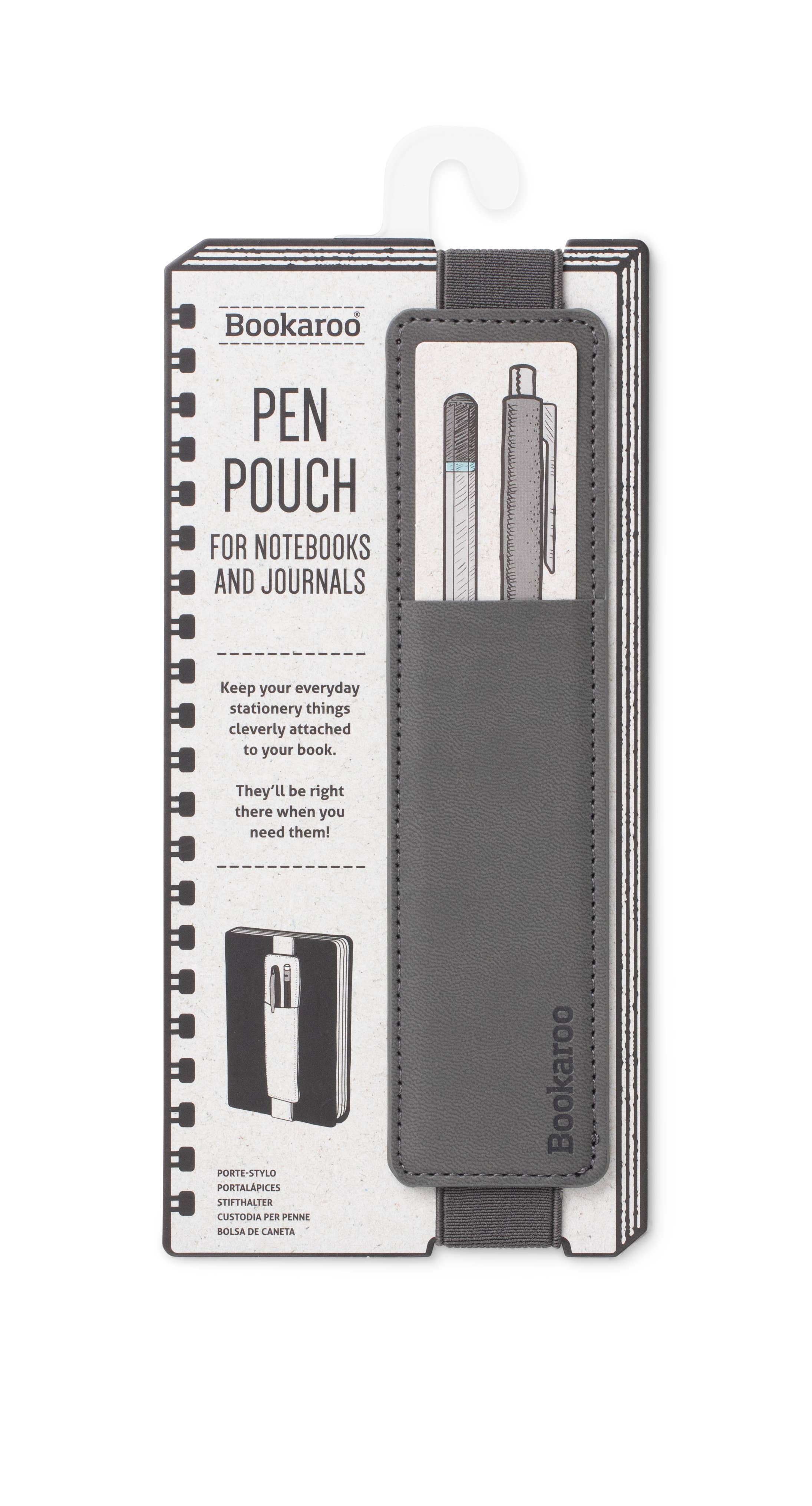 Bookaroo Pen Pouch: Charcoal