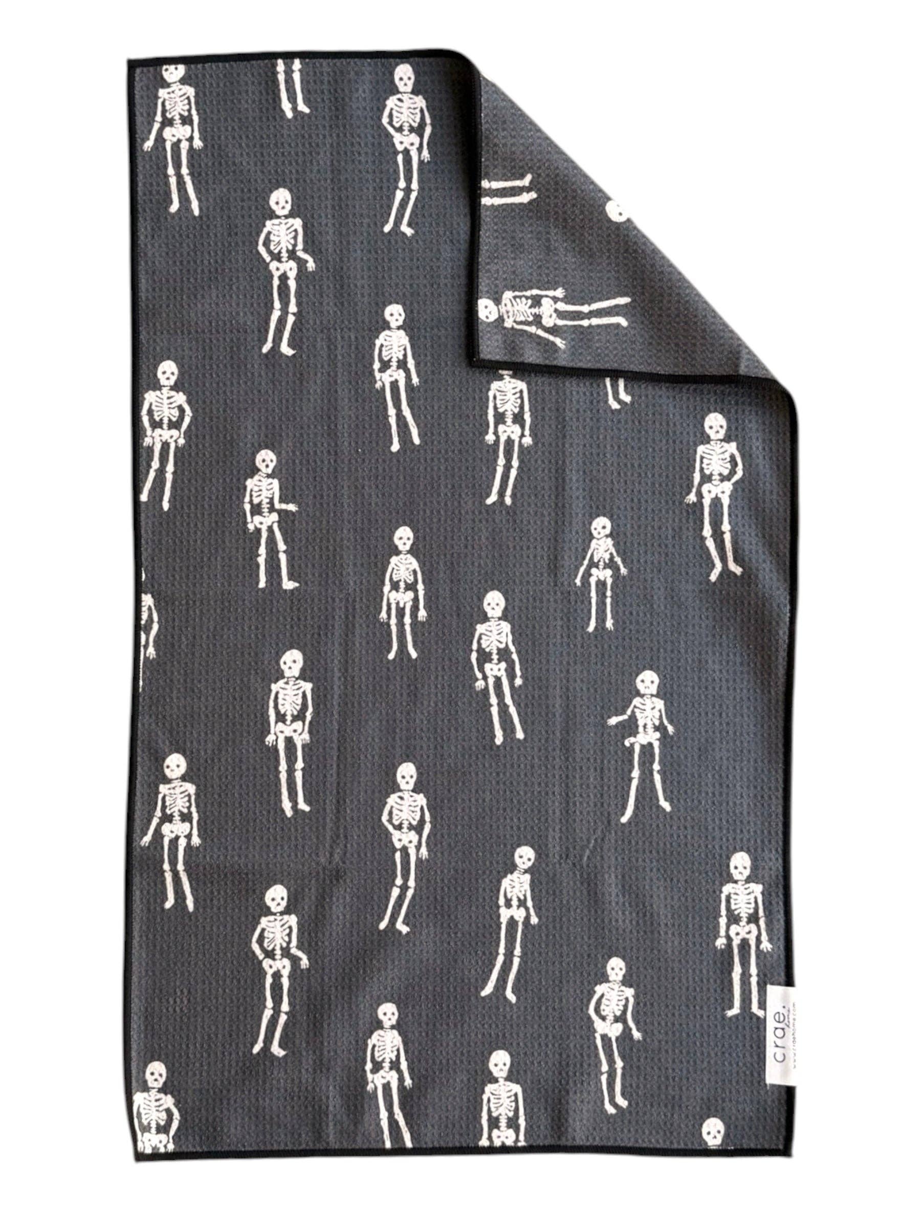 Bone Party: Double-Sided Hand Towel: White / 17x27 in / Hand Towel