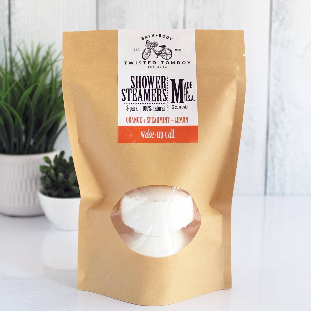 Shower Steamers |  #1 BEST SELLERS: Wake-Up Call | Orange+Spearmint+Lemon